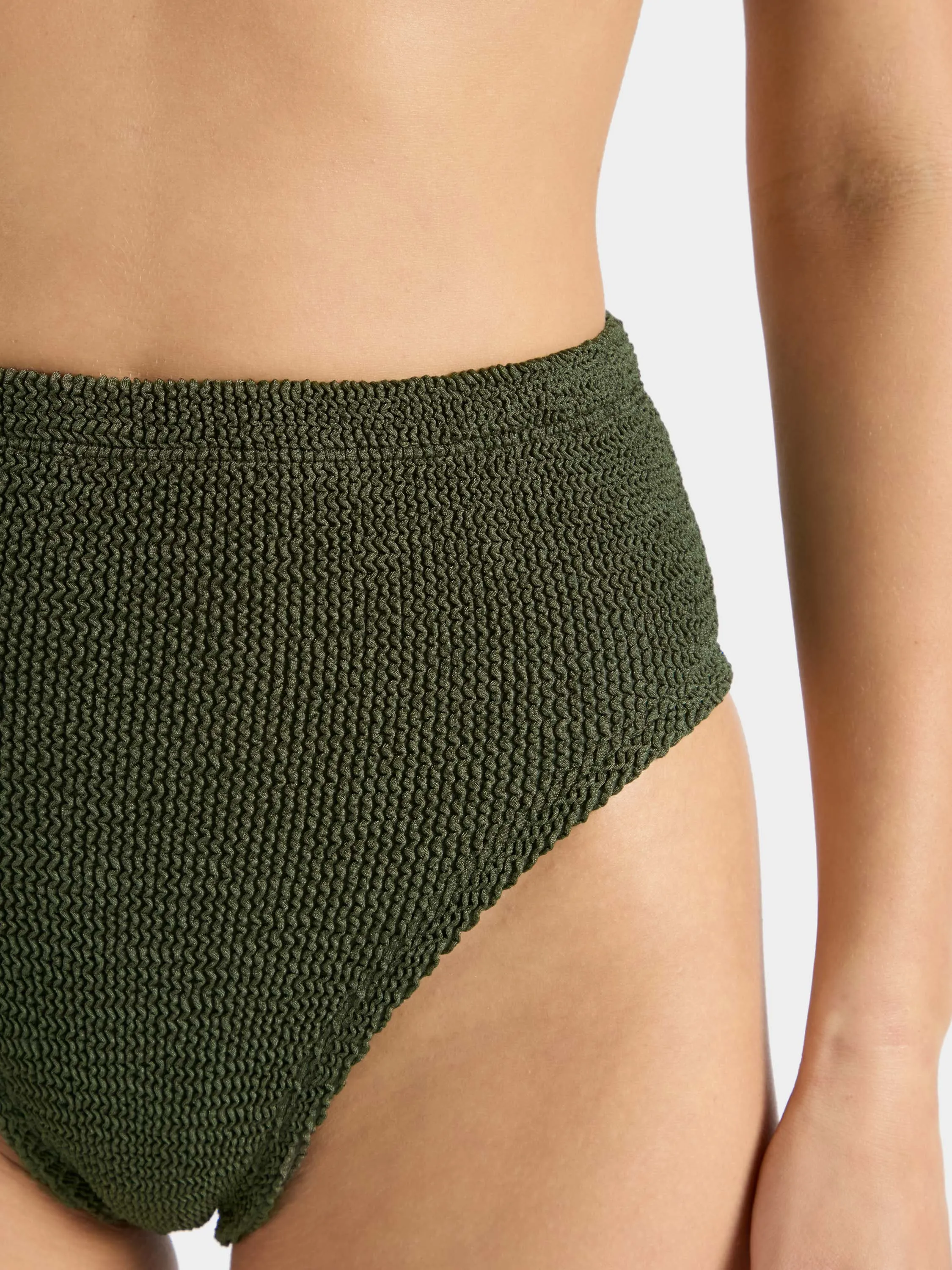 Patricia Bikini - Metallic Khaki sold by Hunza G product image thumbnail 5