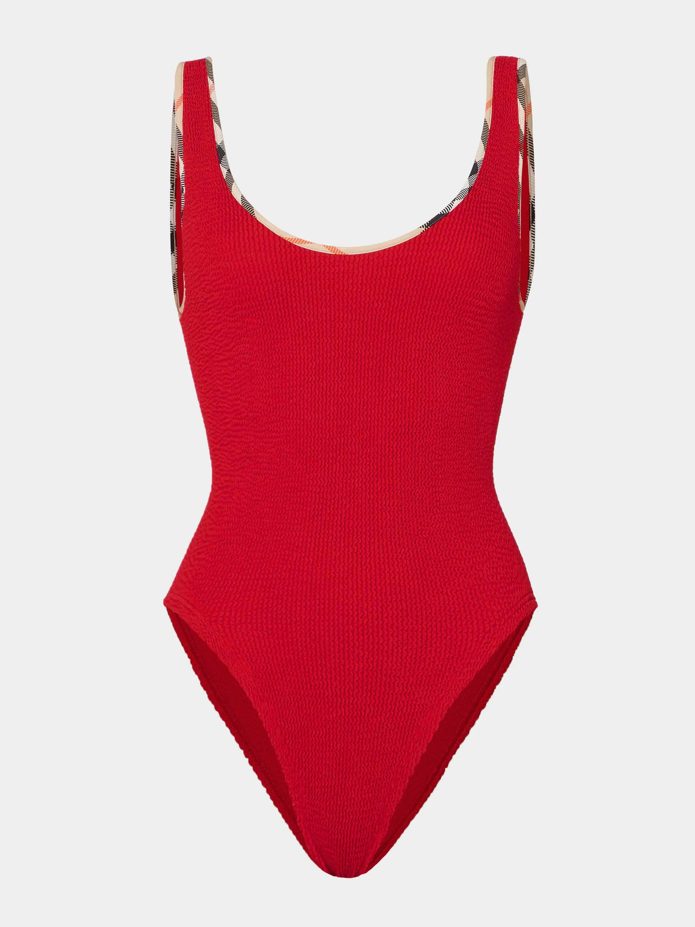 Burberry x Hunza G Faye Swim - Red/Check sold by Hunza G product image thumbnail 2