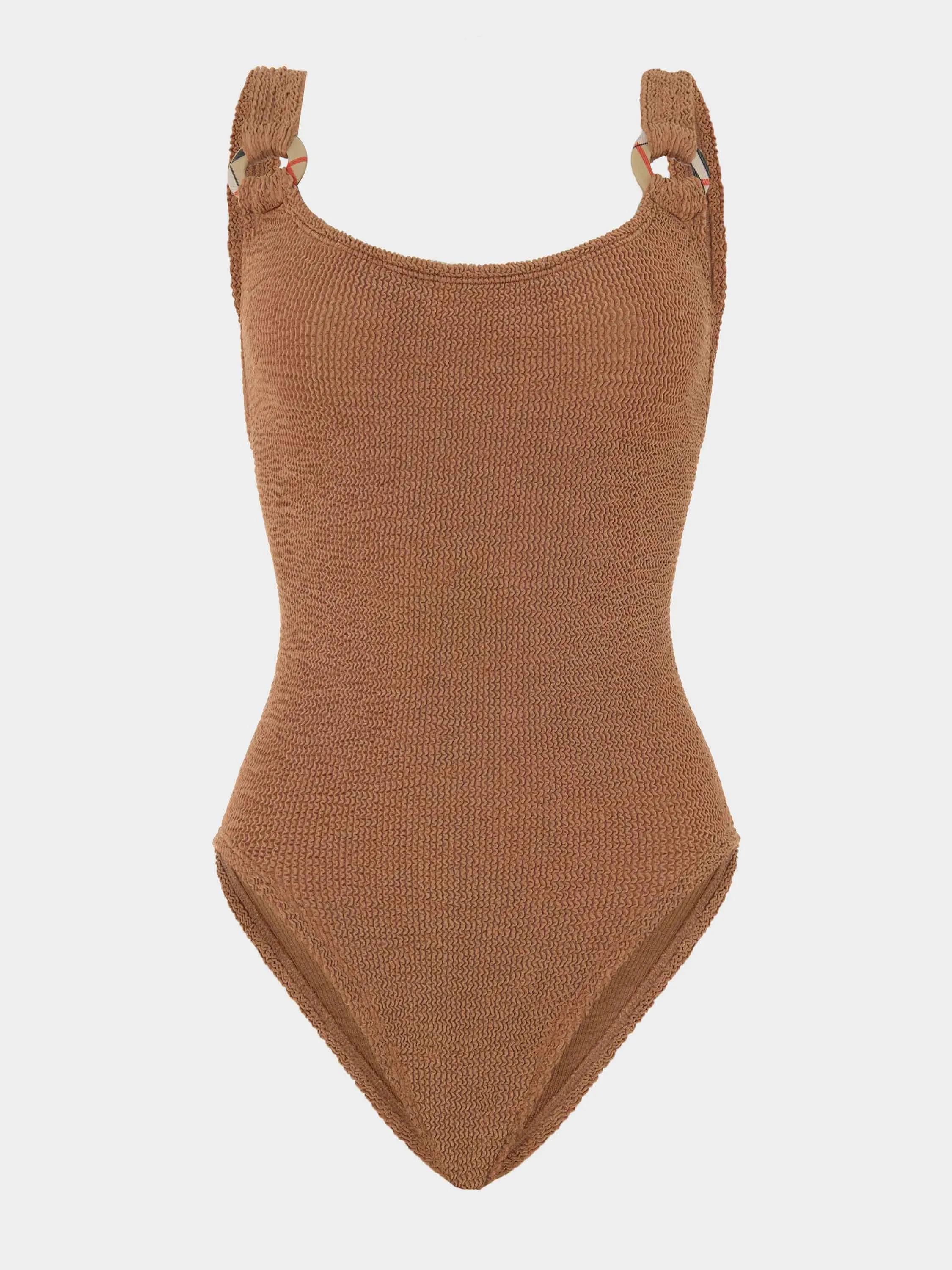 Burberry x Hunza G Domino Swim - Metallic Cocoa/Check sold by Hunza G product image thumbnail 2