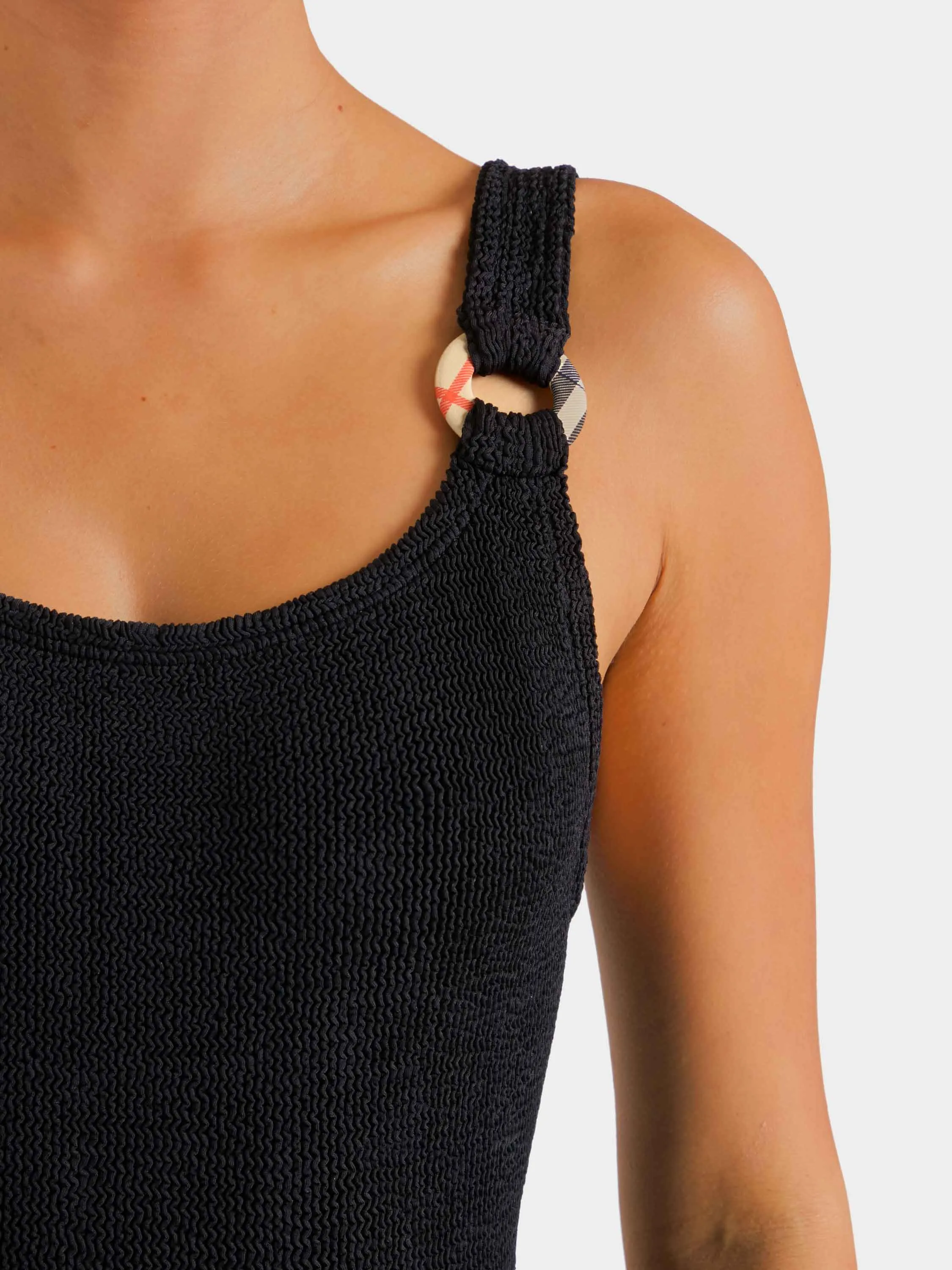 Burberry x Hunza G Domino Swim - Black/Check sold by Hunza G product image thumbnail 5