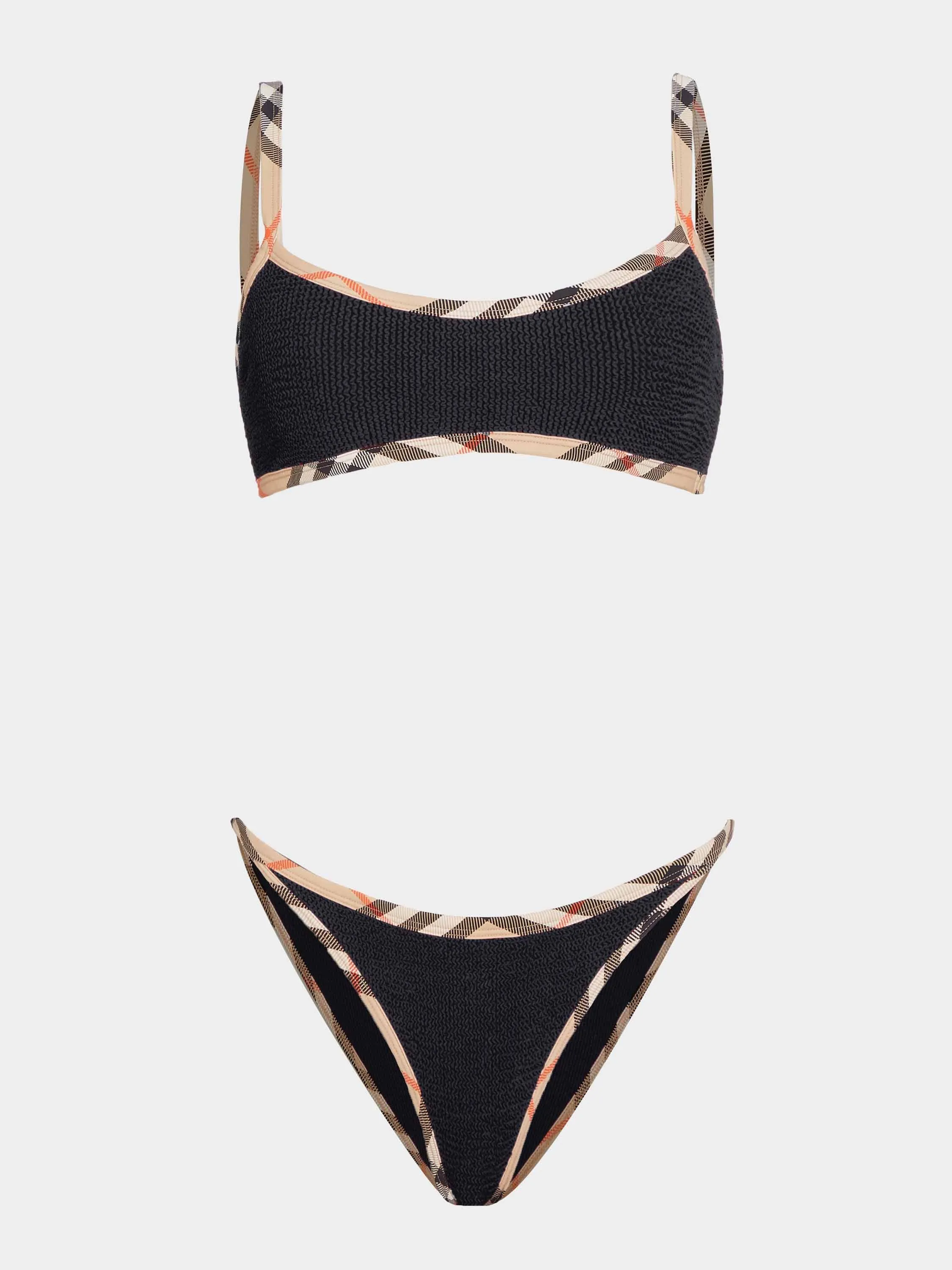 Burberry x Hunza G Tyler Bikini - Black/Check sold by Hunza G product image thumbnail 2