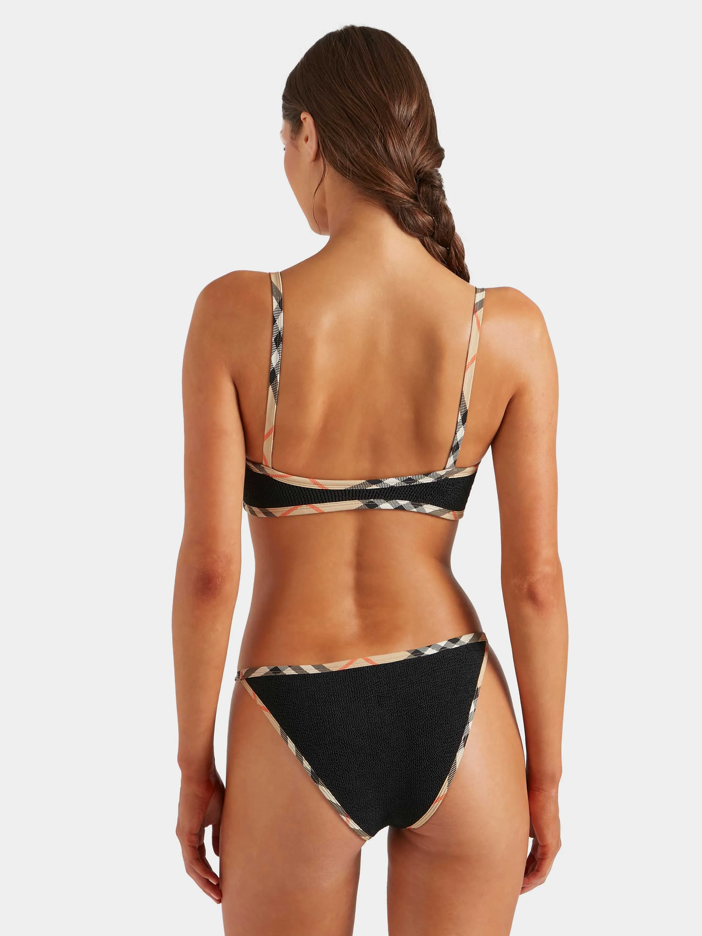 Burberry x Hunza G Tyler Bikini - Black/Check sold by Hunza G product image thumbnail 4