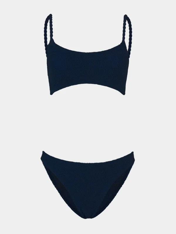 Phoebe Bikini - Navy made by Hunza G