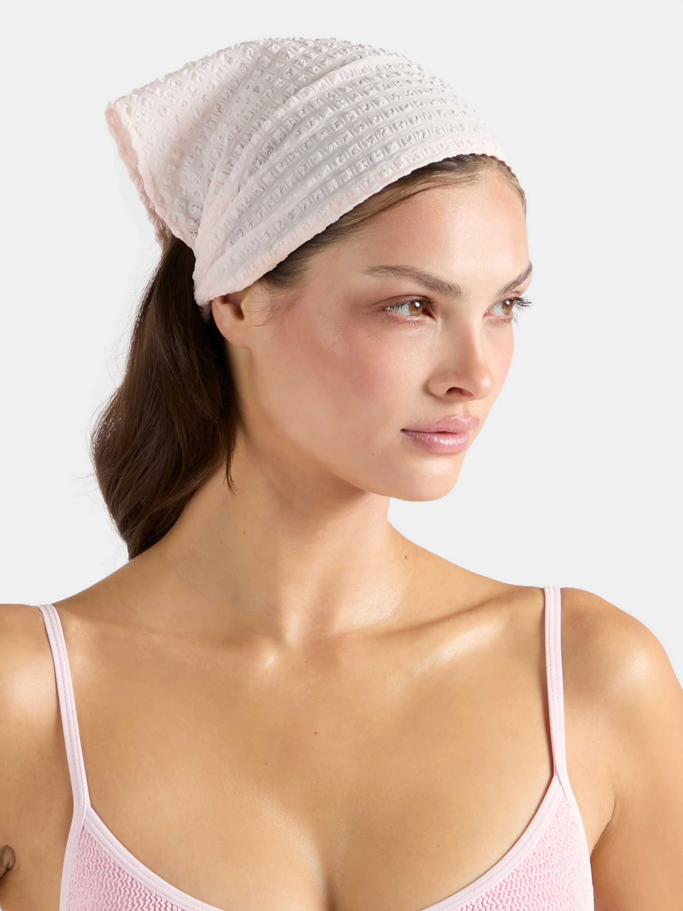Sofia Headscarf - Seersucker Bubblebath sold by Hunza G product image thumbnail 2