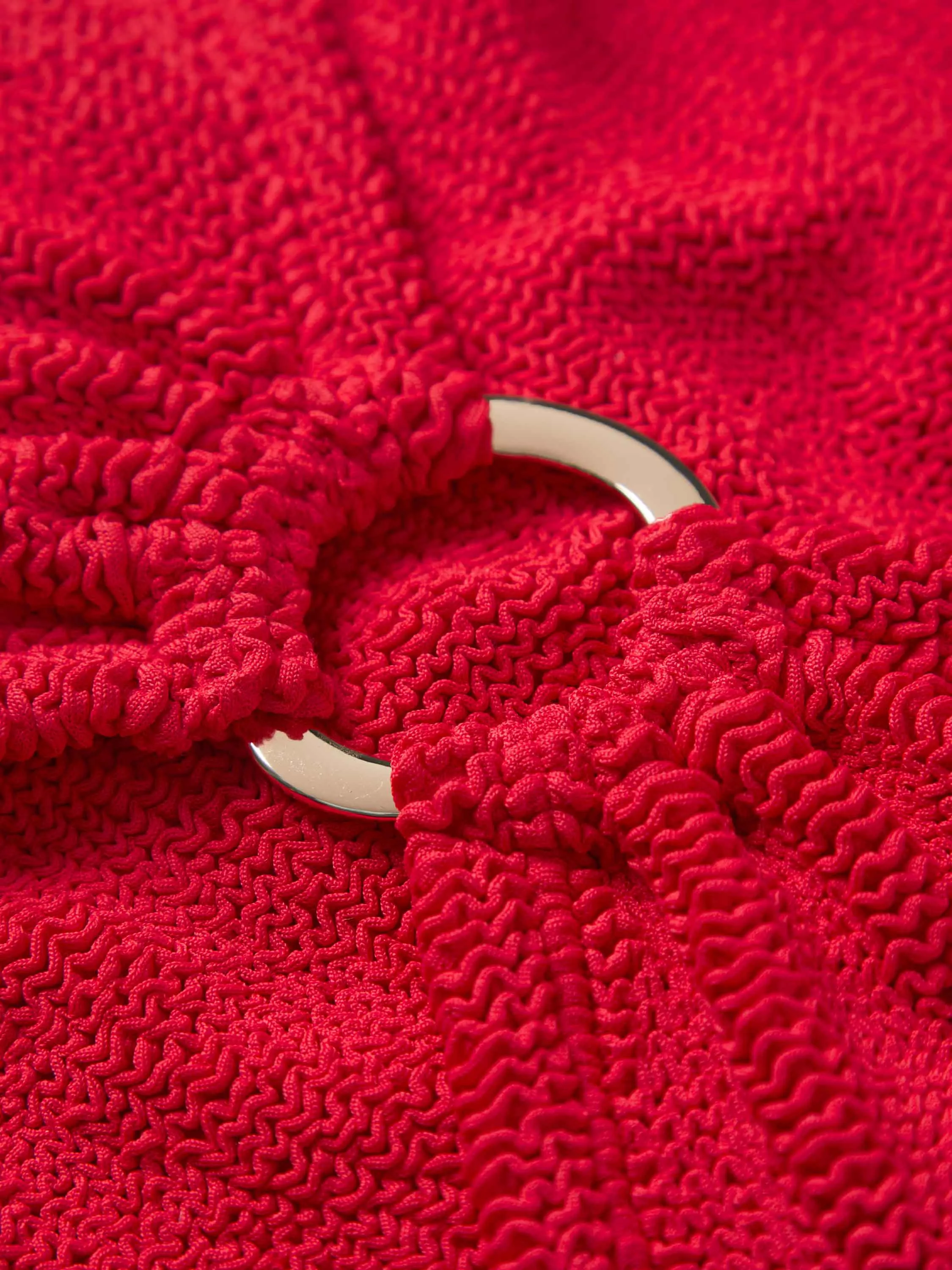 Julia With Gold Hoop Bikini - Red sold by Hunza G product image thumbnail 5