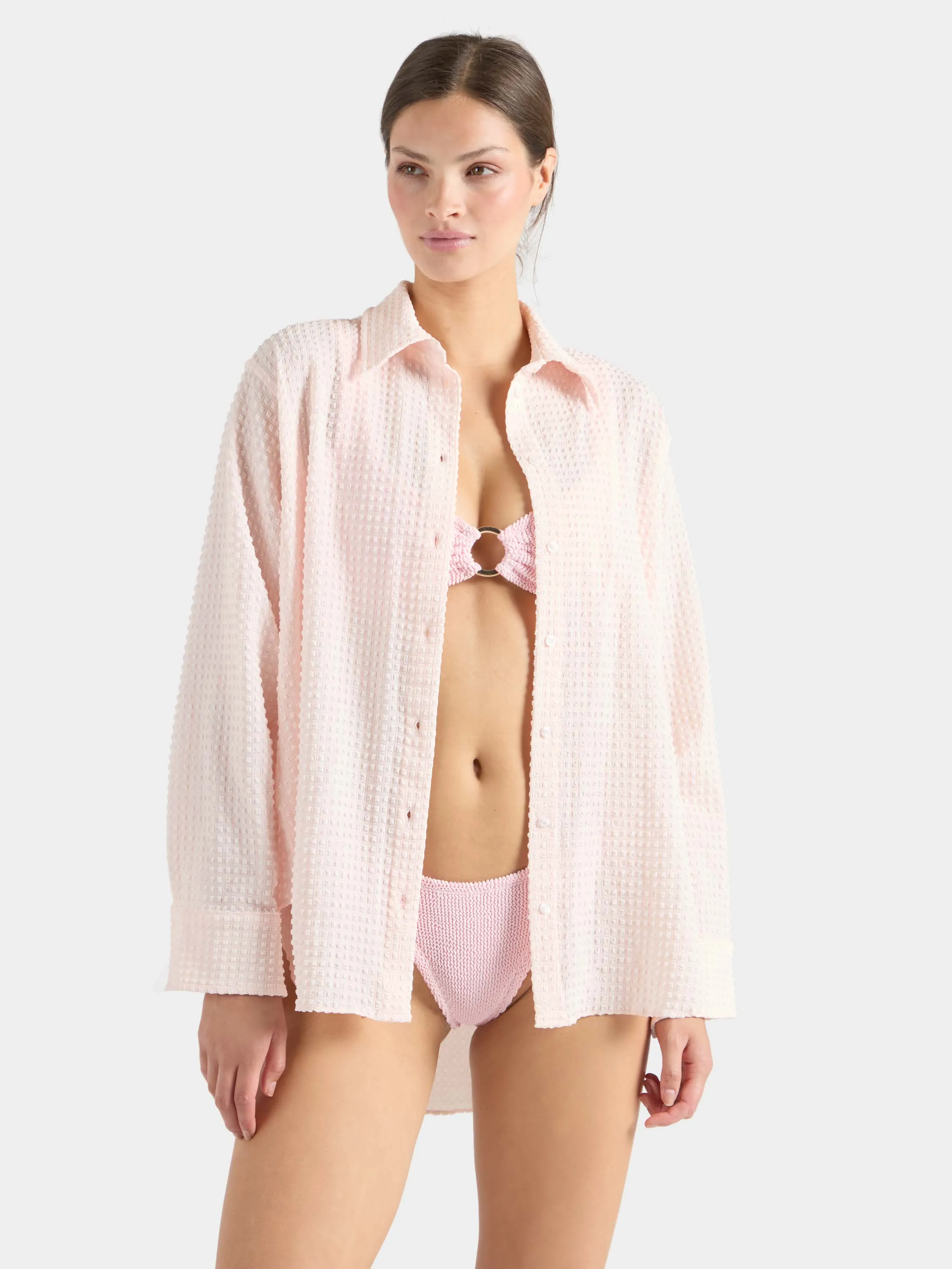 Resort Shirt - Seersucker Bubblebath sold by Hunza G product image thumbnail 2