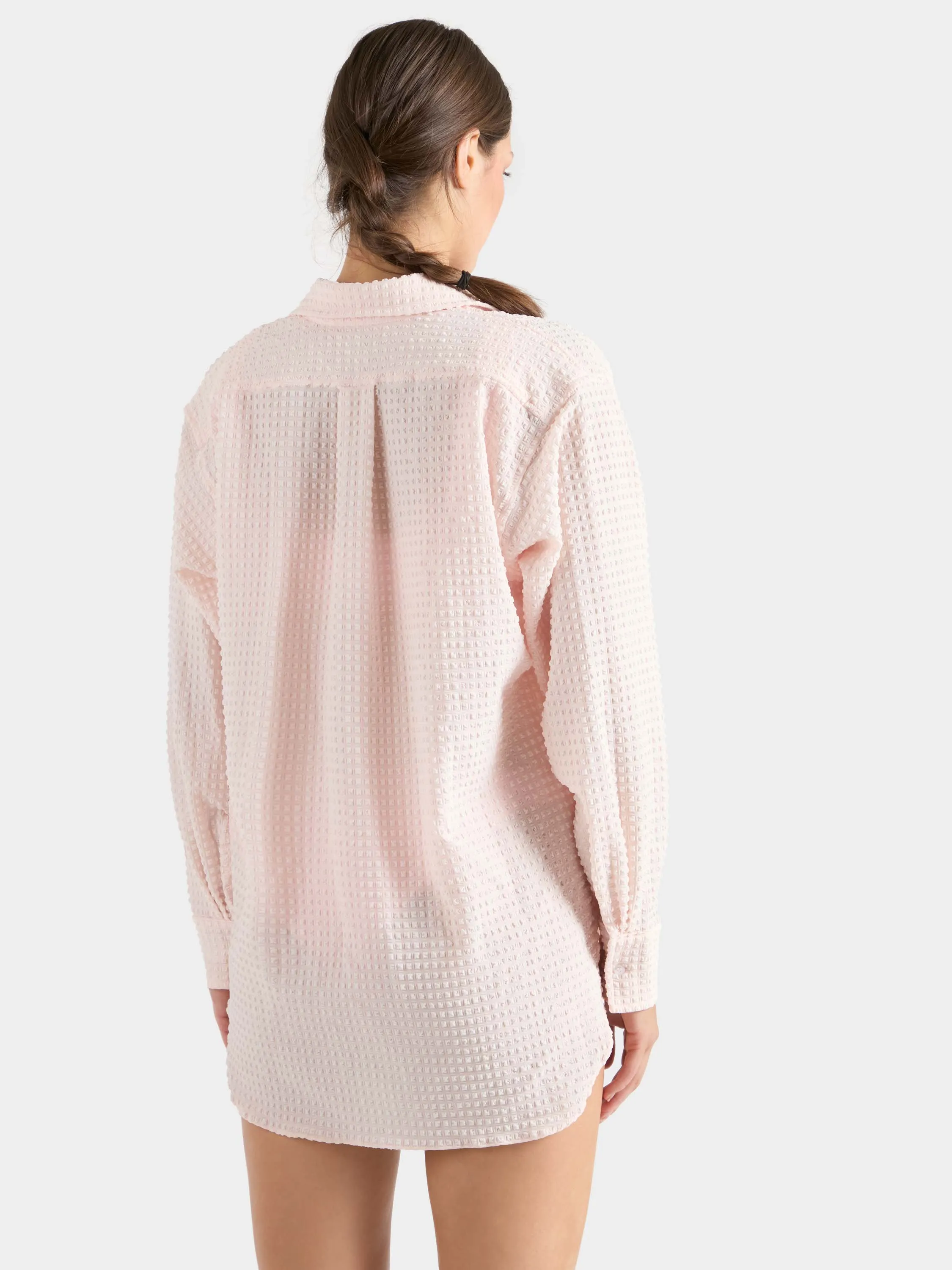 Resort Shirt - Seersucker Bubblebath sold by Hunza G product image thumbnail 3