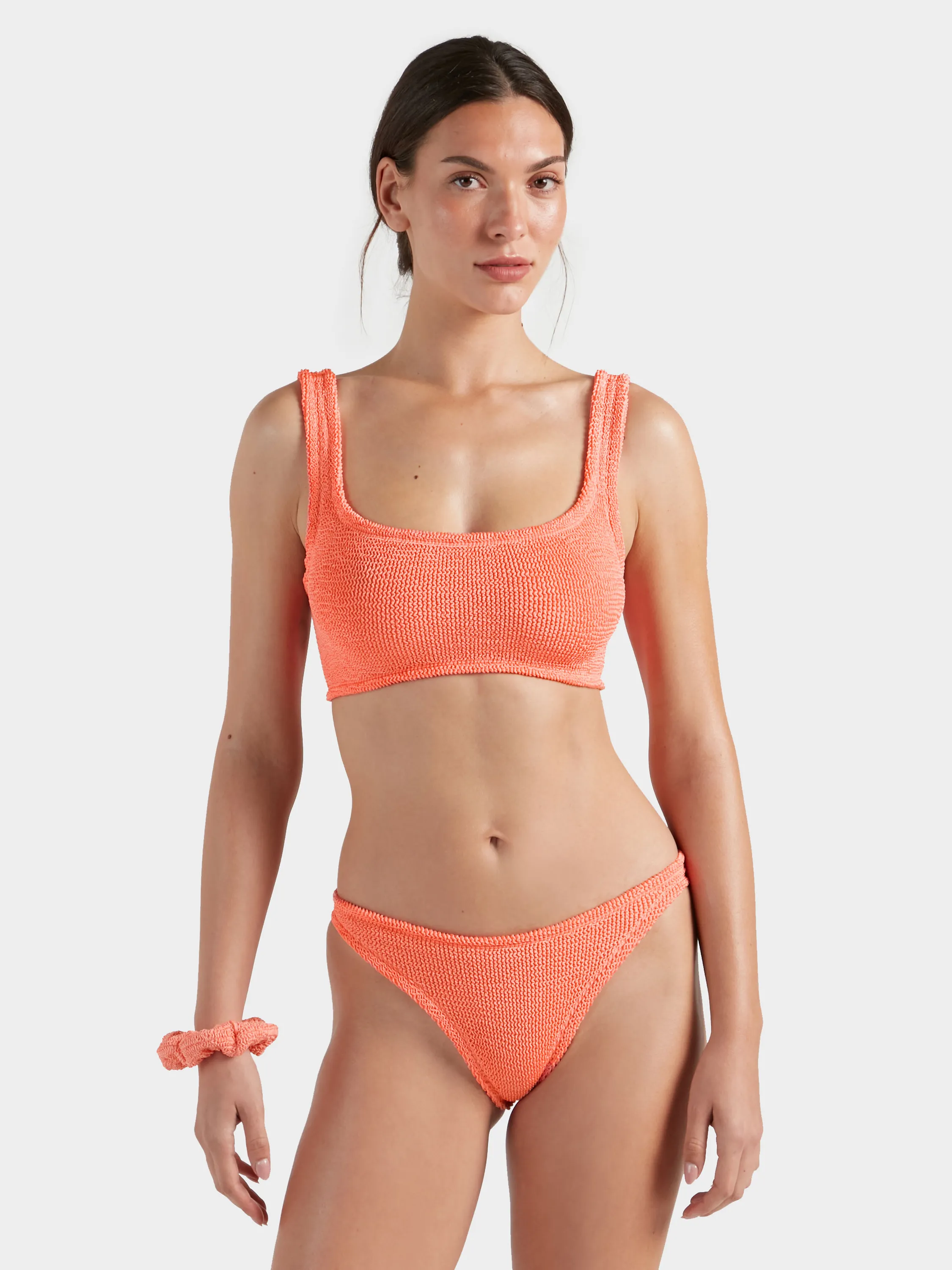 Xandra Bikini - Metallic Coral sold by Hunza G product image thumbnail 2