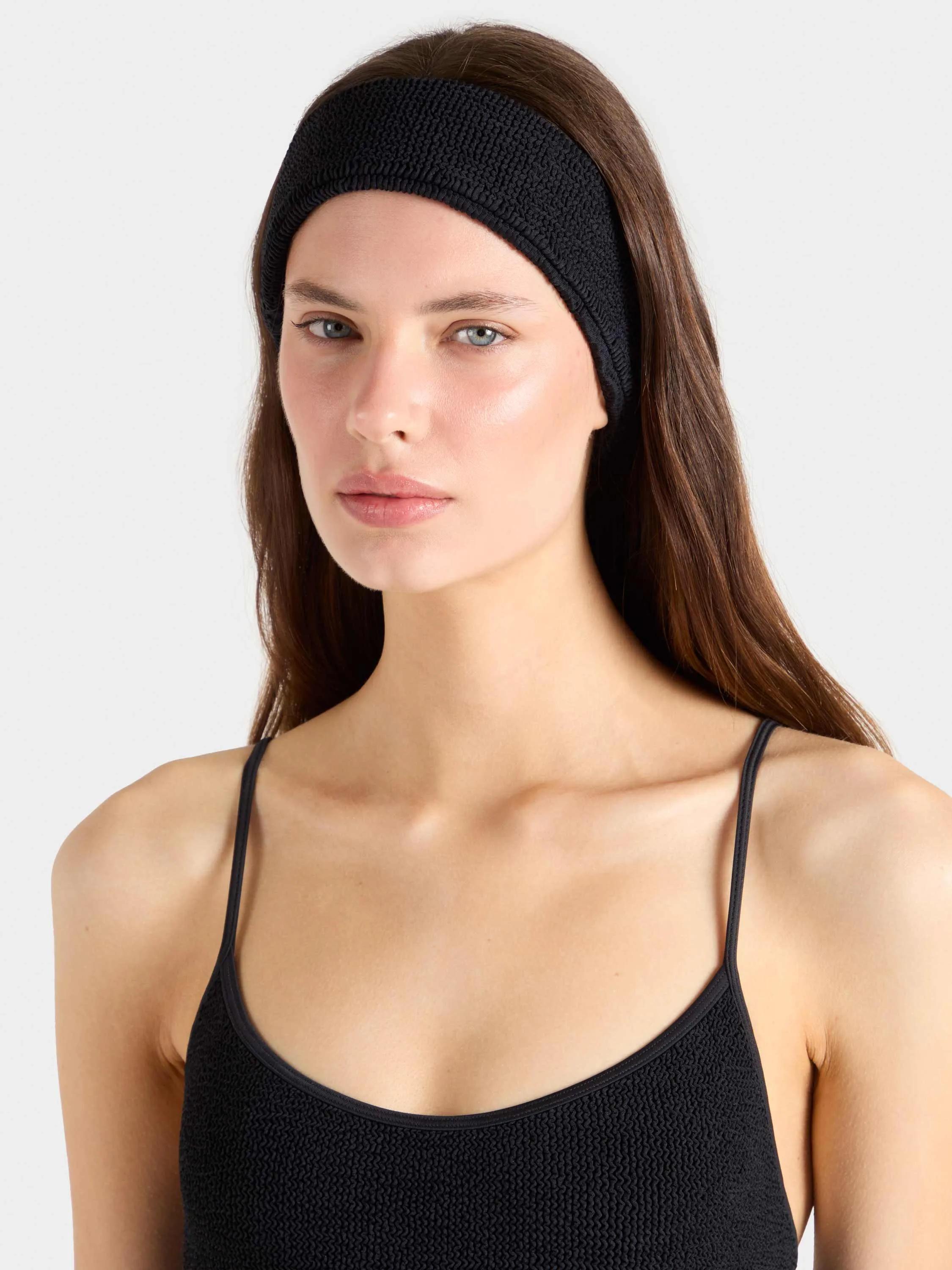 Original Crinkle™ Headband - Black sold by Hunza G product image thumbnail 2