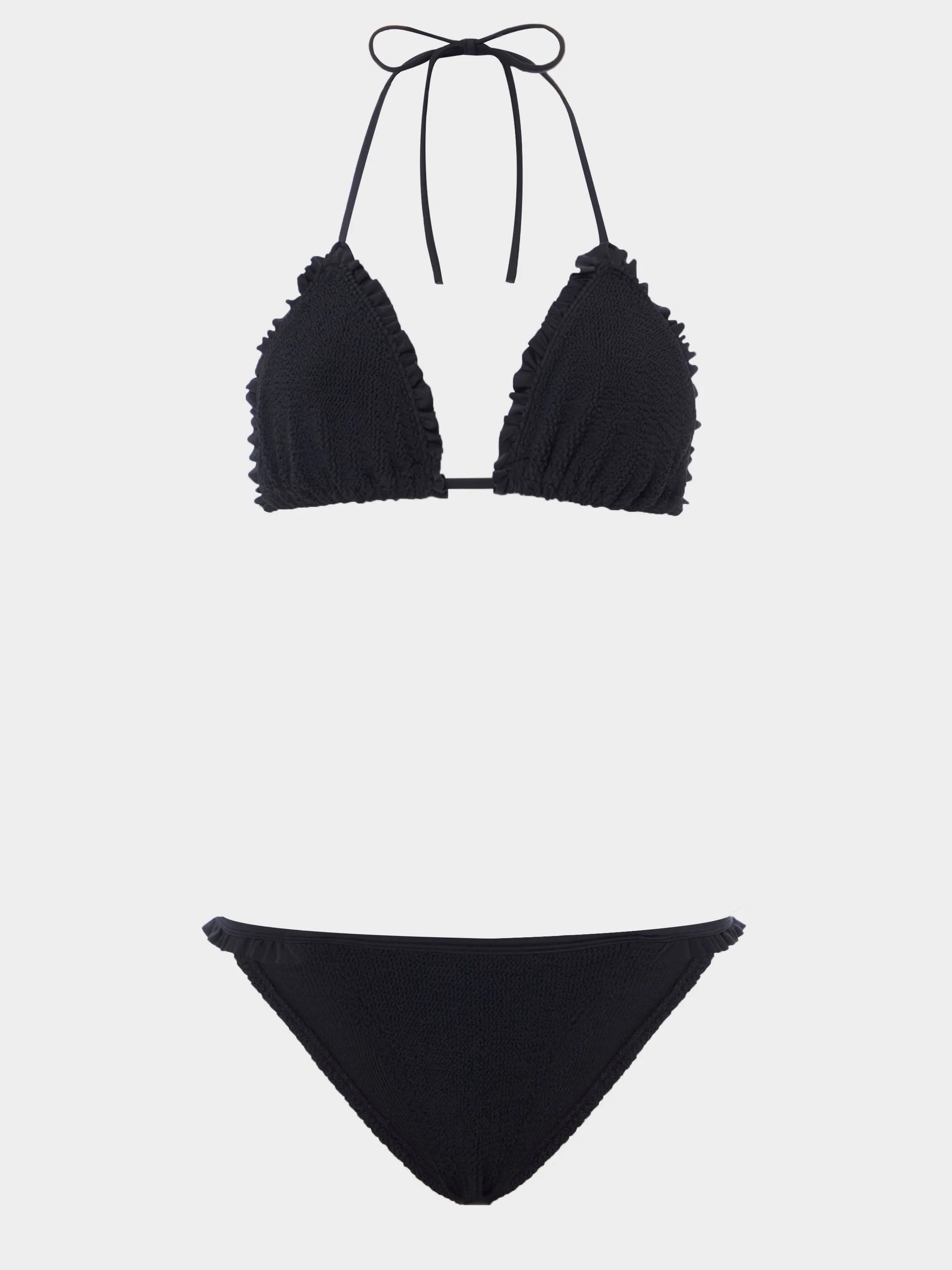Naomi Frill Bikini - Black sold by Hunza G