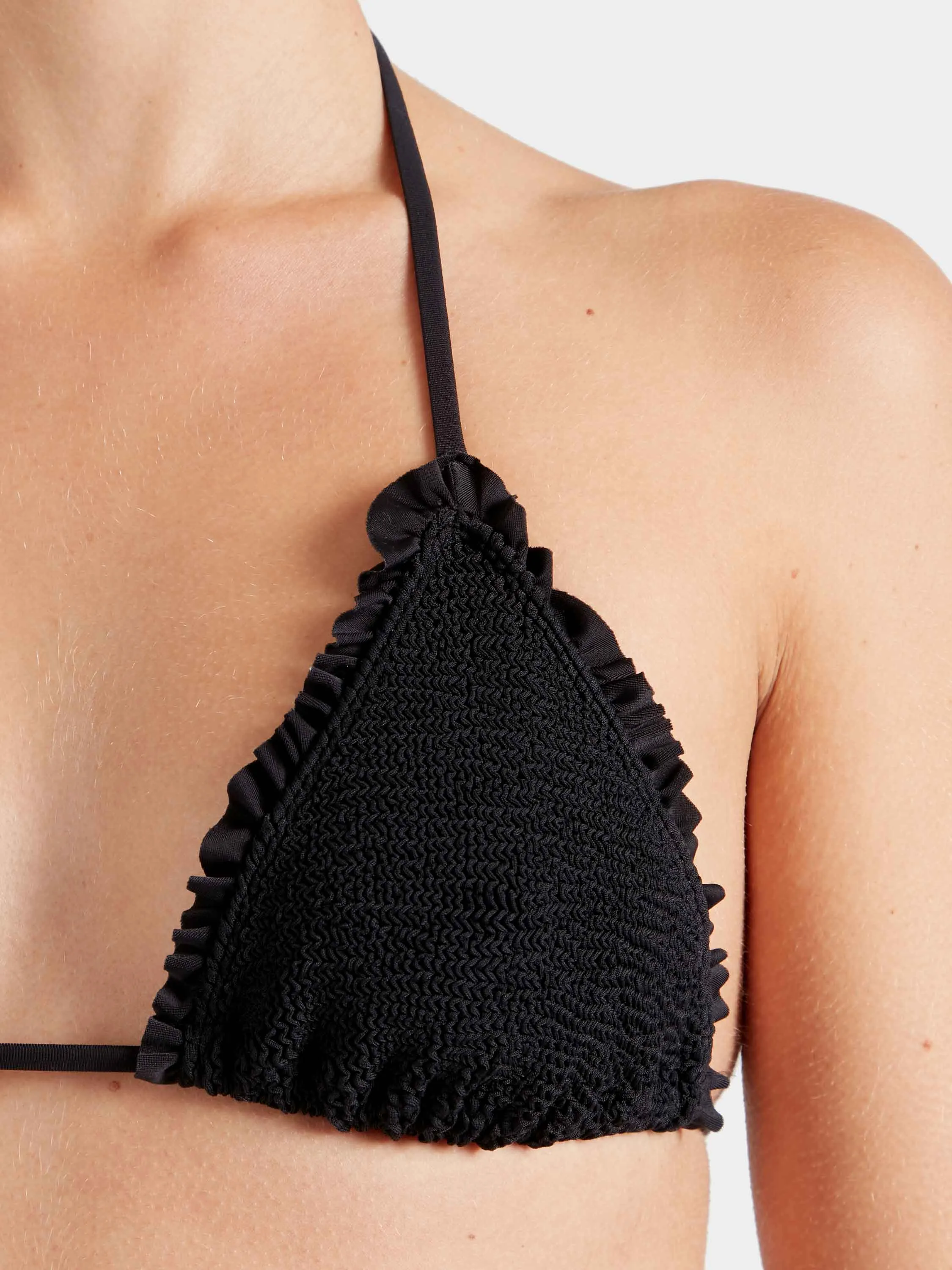 Naomi Frill Bikini - Black sold by Hunza G product image thumbnail 5
