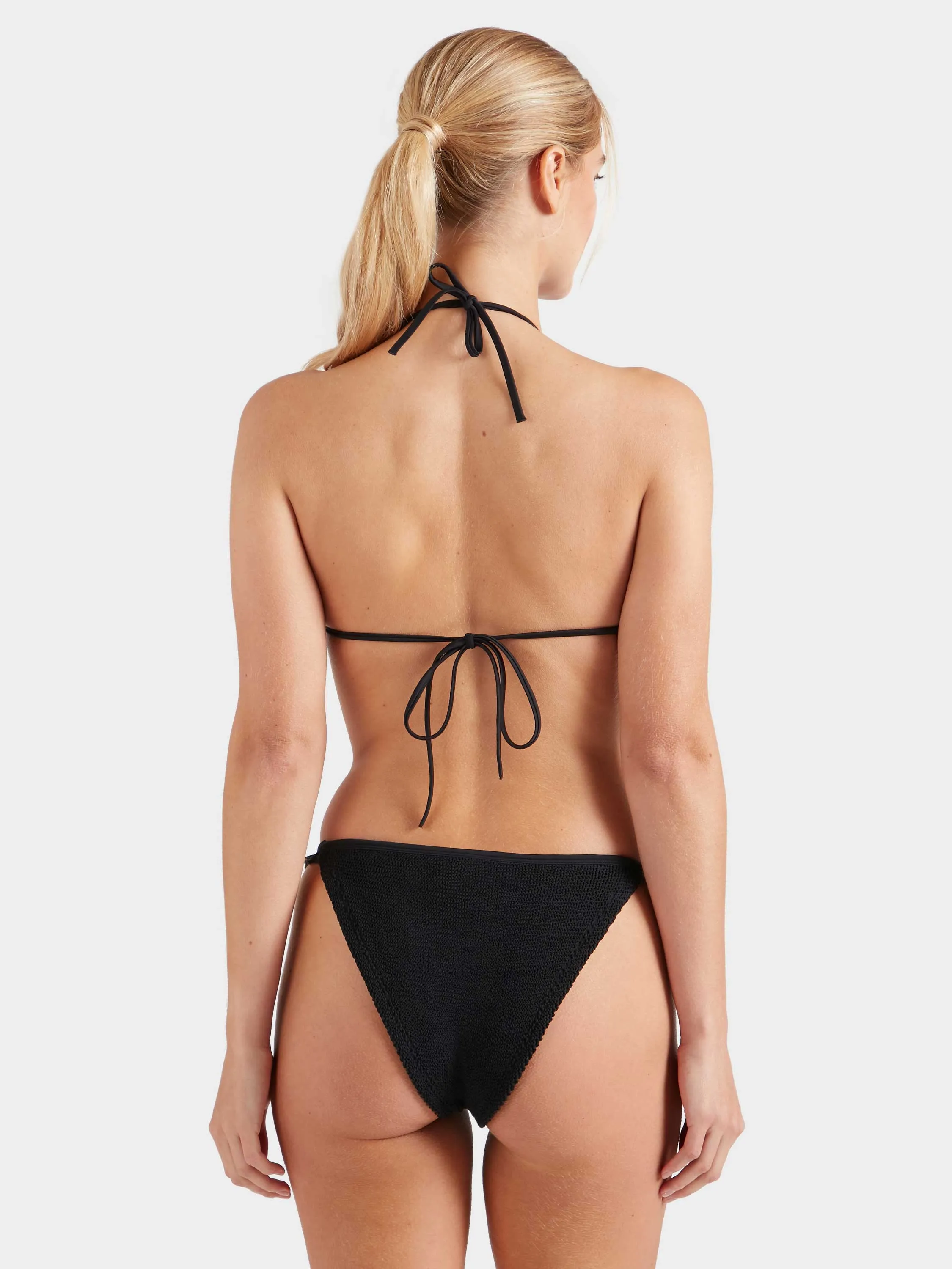 Naomi Frill Bikini - Black sold by Hunza G product image thumbnail 3