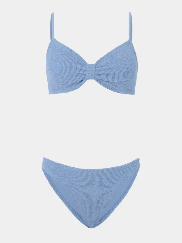 Alicia Bikini - Cornflower made by Hunza G