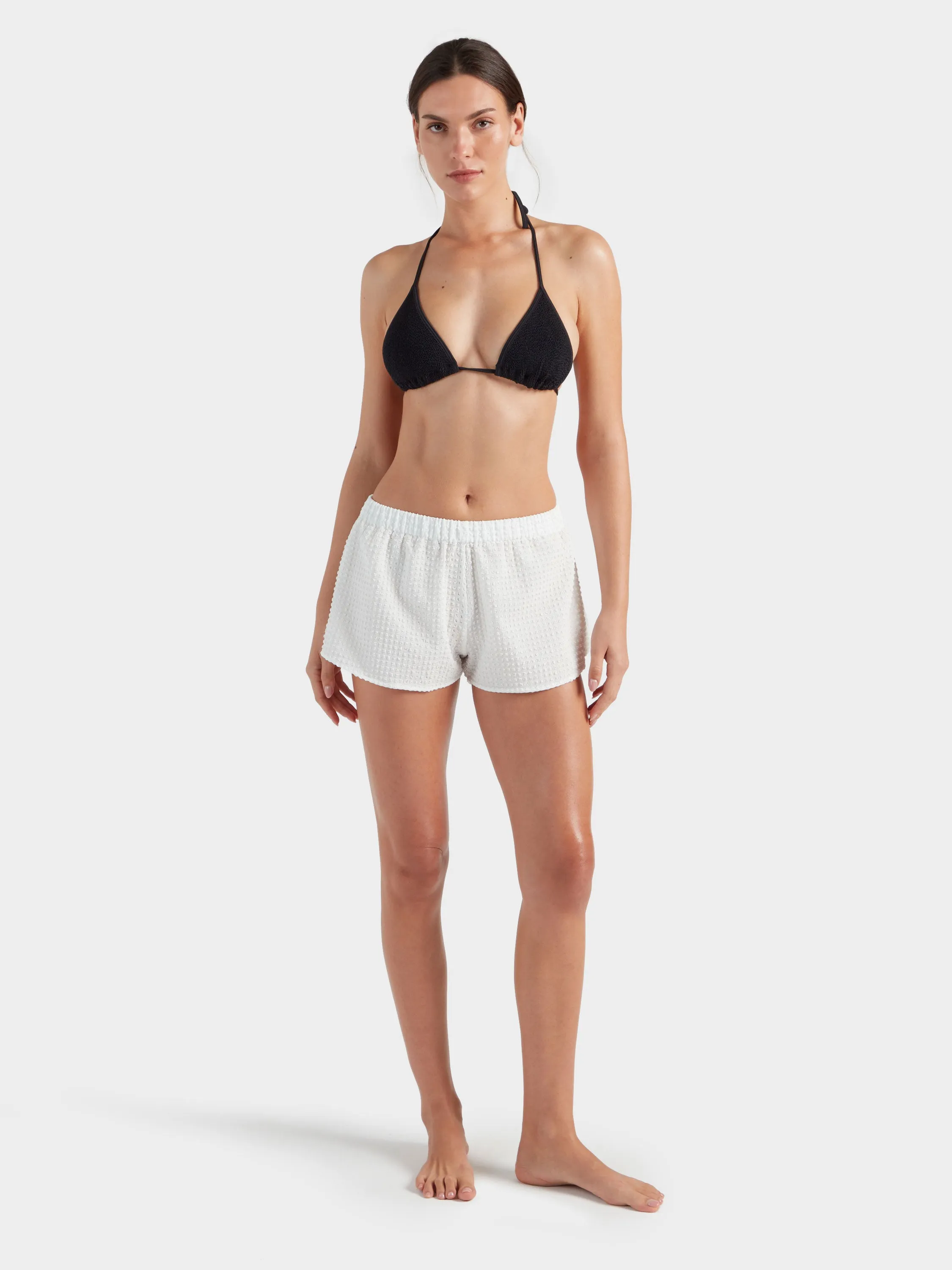Resort Shorts - Seersucker White sold by Hunza G product image thumbnail 5