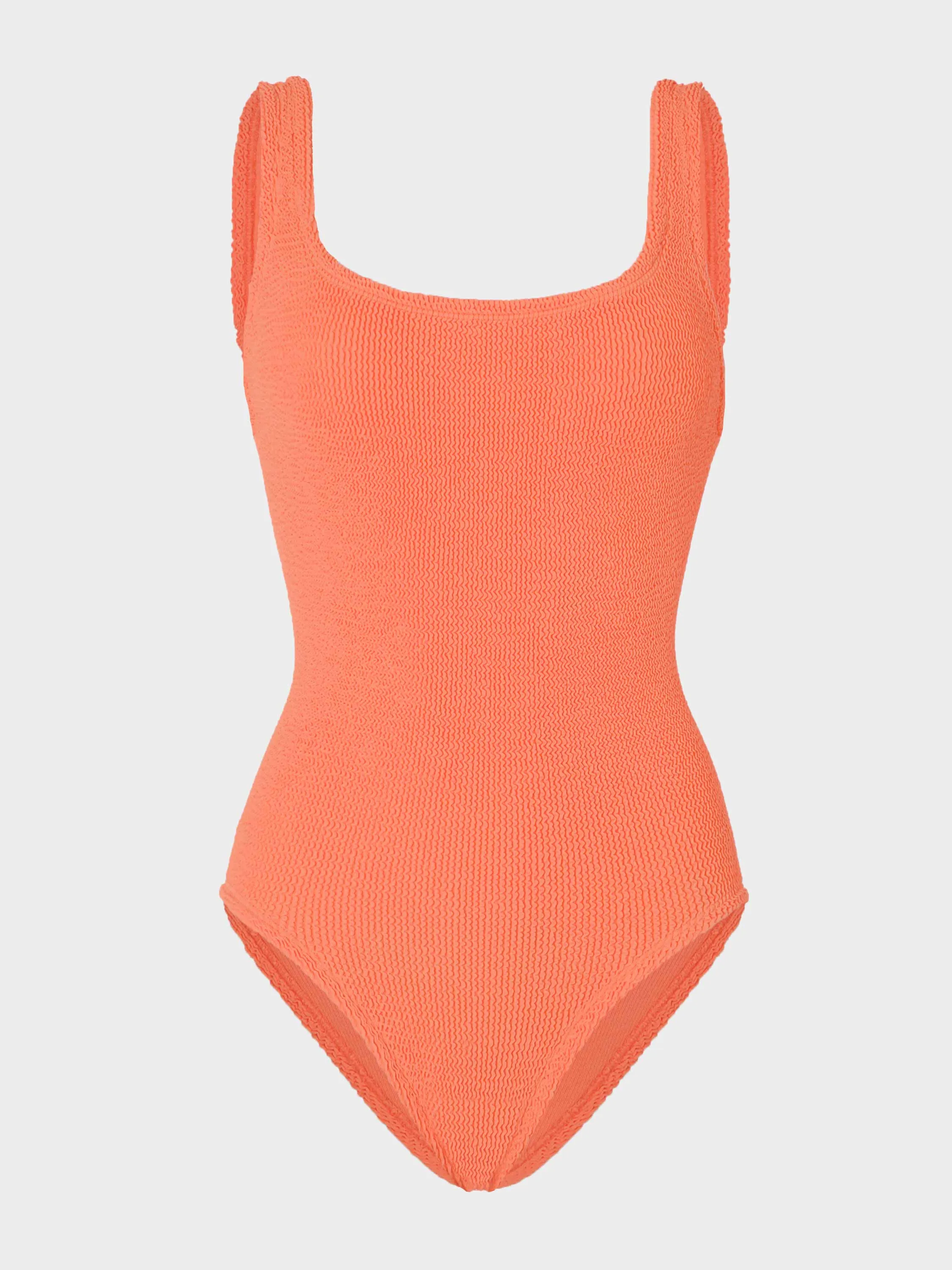 Coverage Square Neck Swim - Orange sold by Hunza G