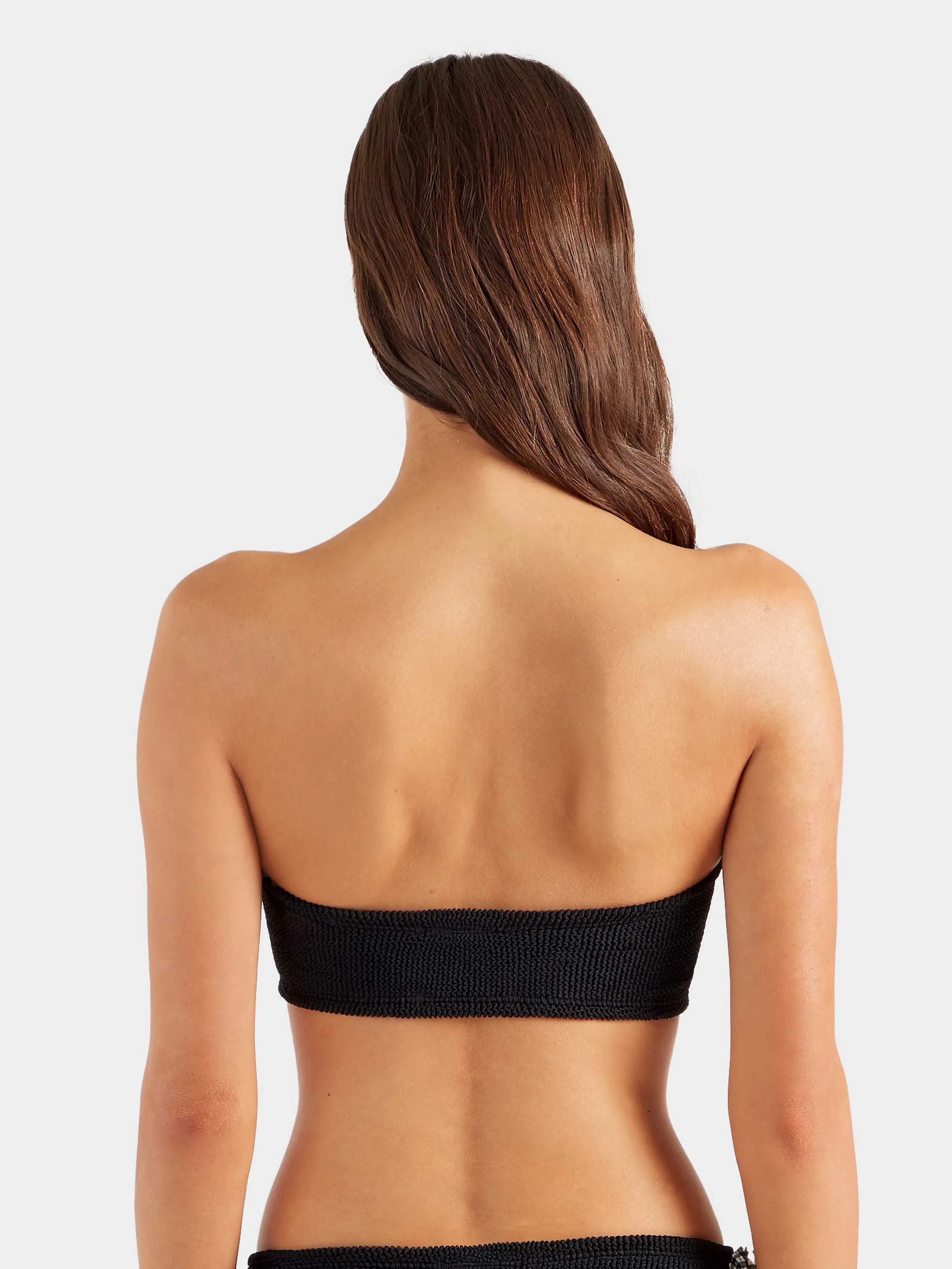 Jean Bikini Top - Black Gingham sold by Hunza G product image thumbnail 3