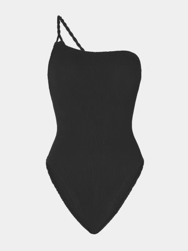 Dionne Swim - Metallic Graphite made by Hunza G