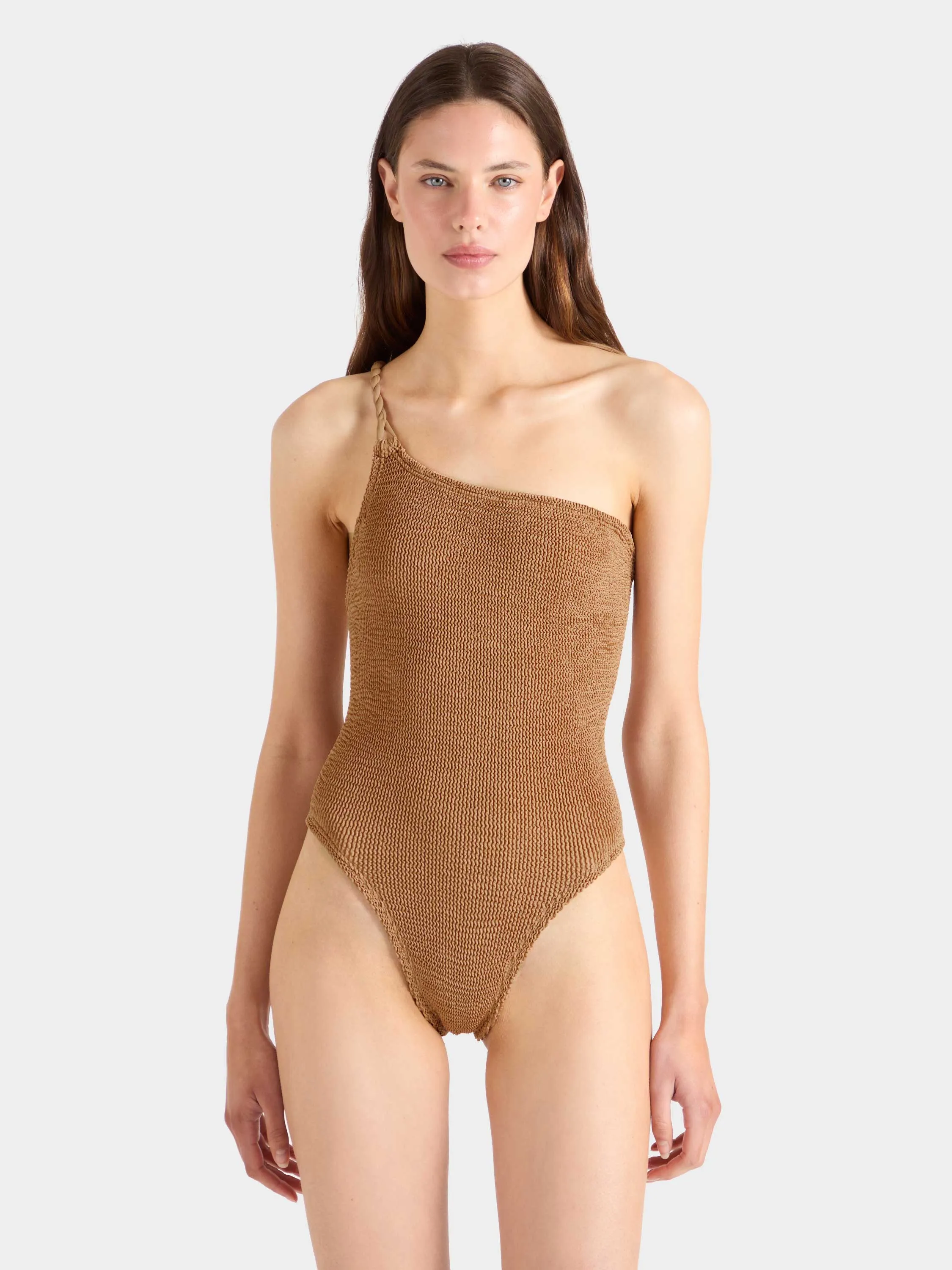 Dionne Swim - Metallic Cocoa sold by Hunza G product image thumbnail 2