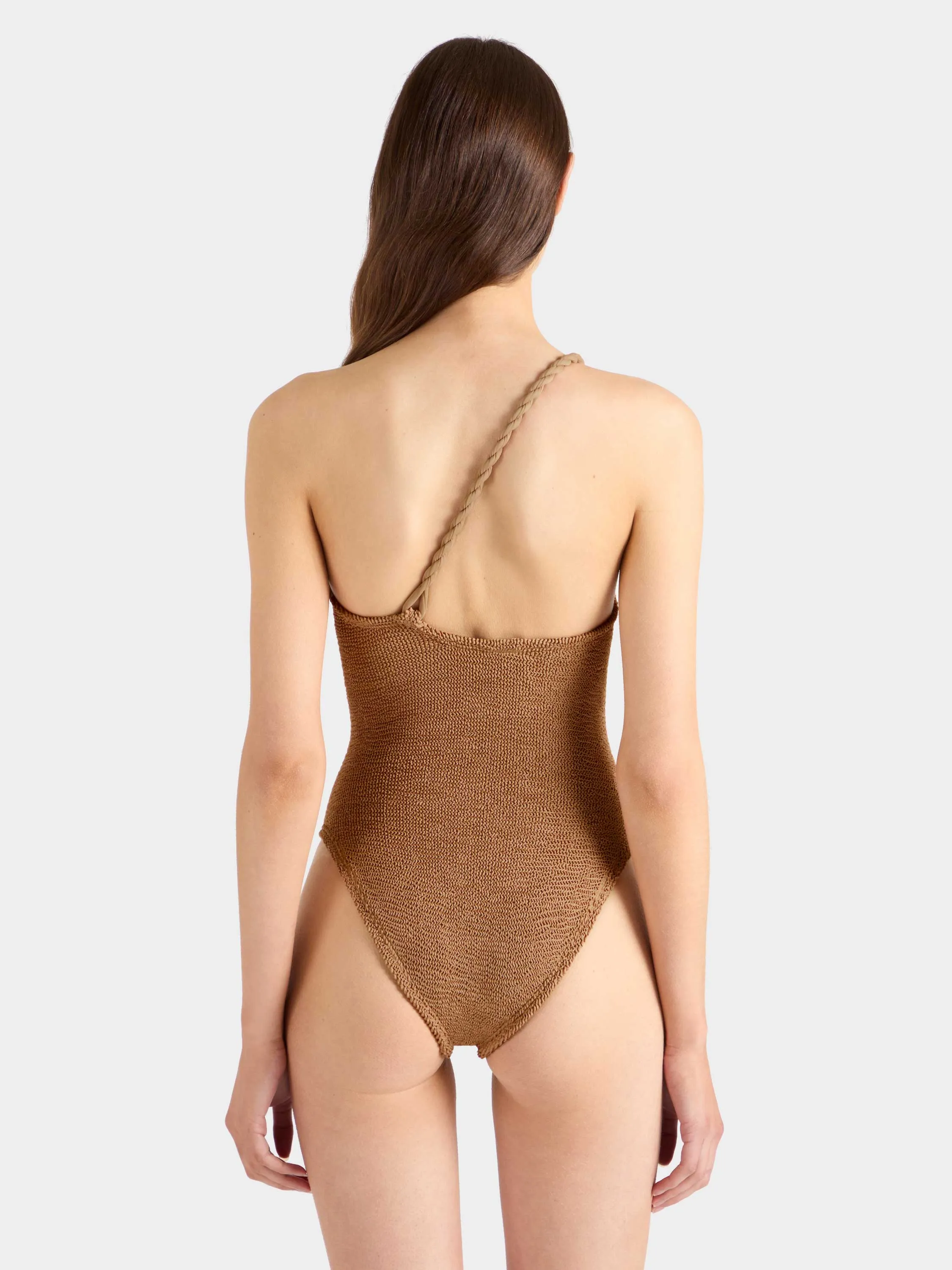 Dionne Swim - Metallic Cocoa sold by Hunza G product image thumbnail 3
