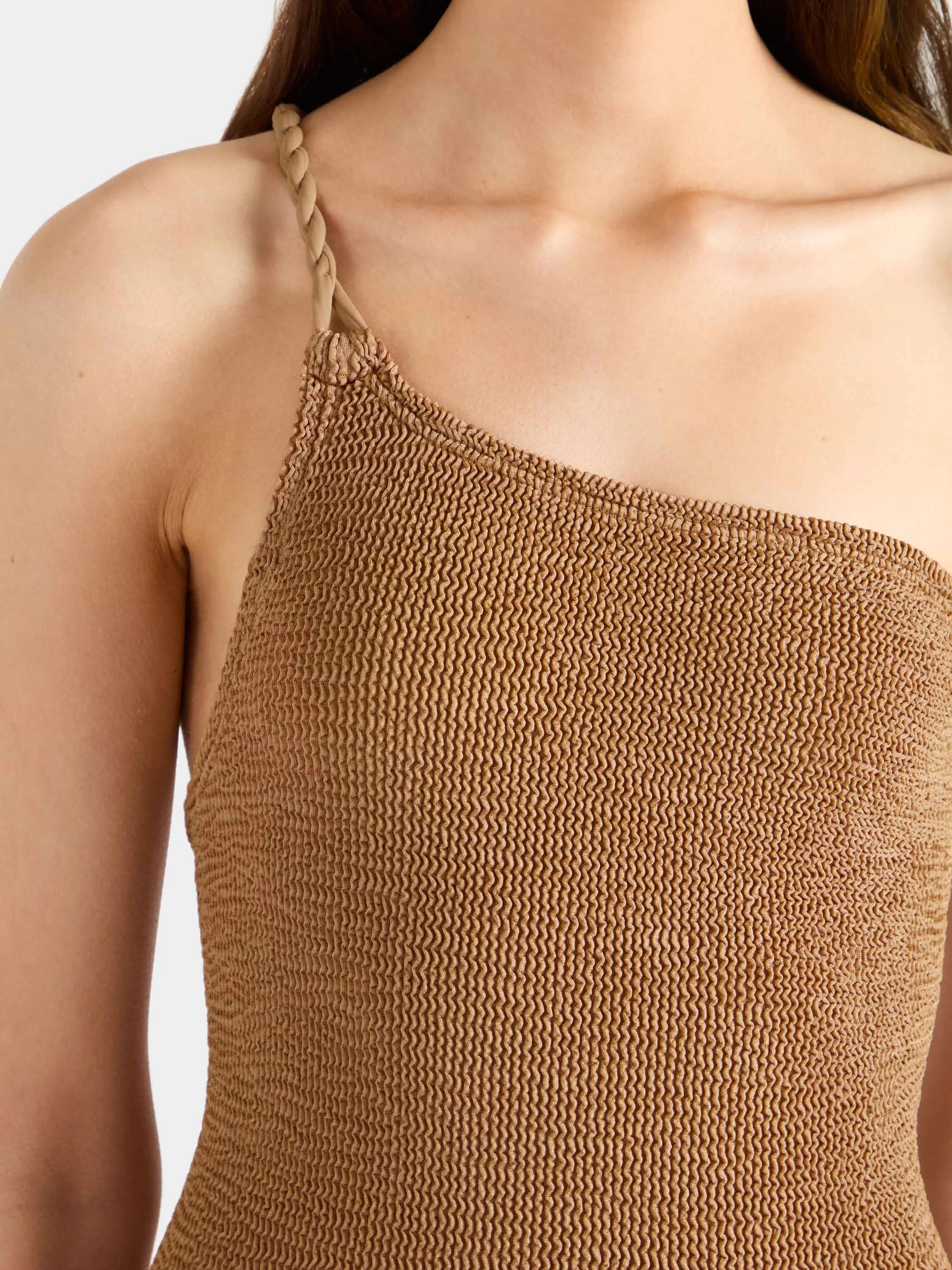 Dionne Swim - Metallic Cocoa sold by Hunza G product image thumbnail 4