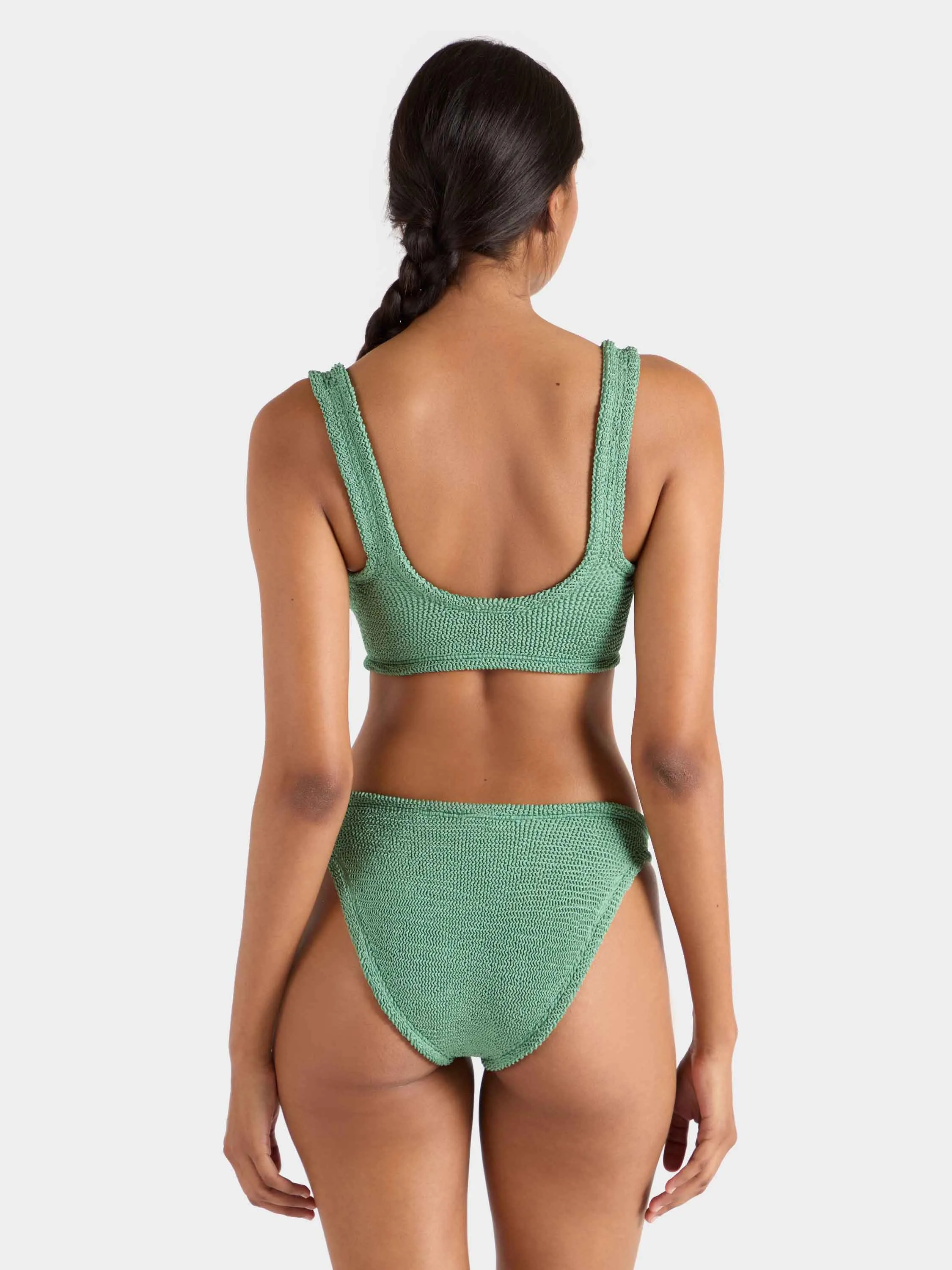 Julia Bikini - Metallic Jade sold by Hunza G product image thumbnail 3