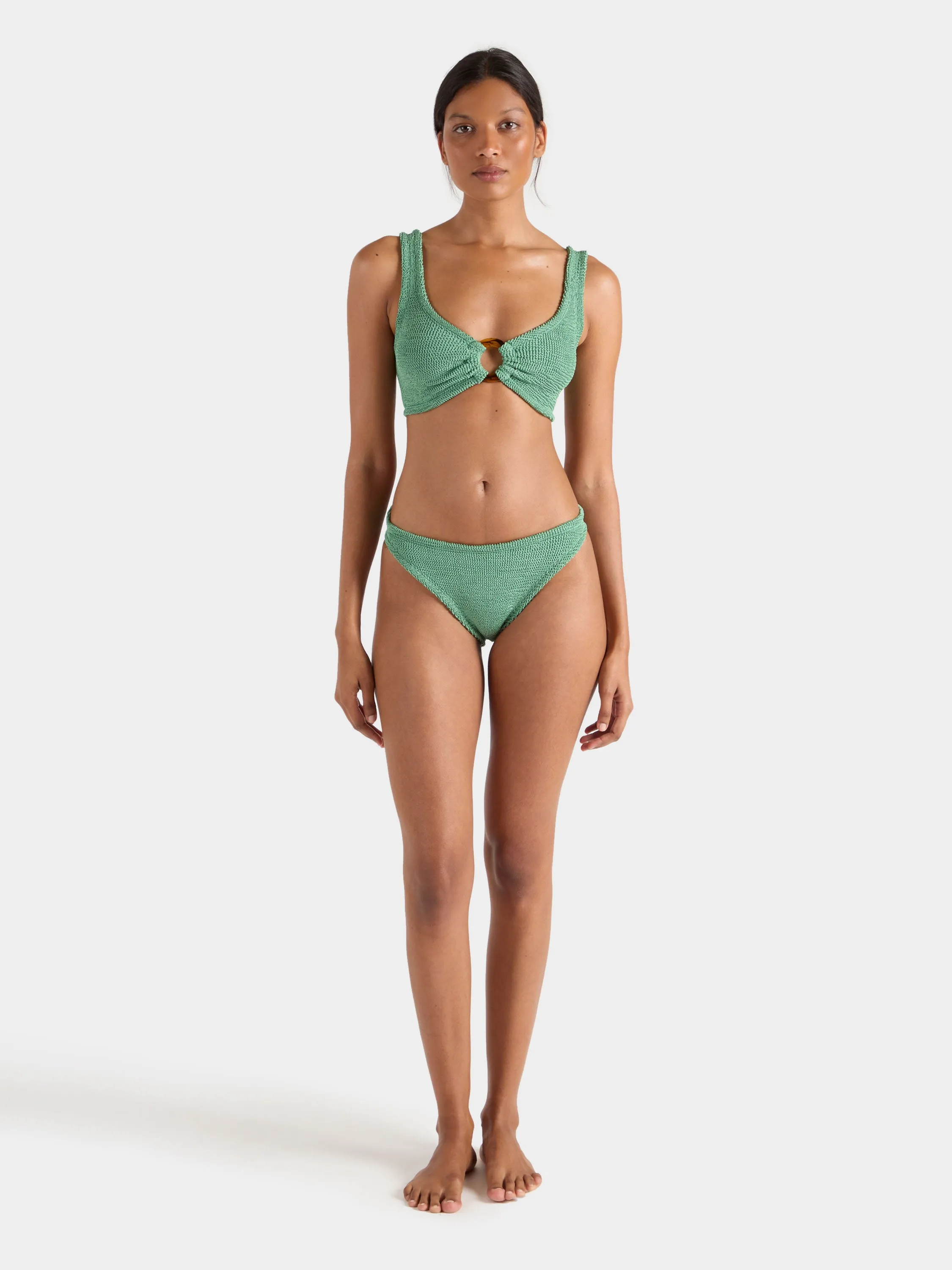 Julia Bikini - Metallic Jade sold by Hunza G product image thumbnail 5