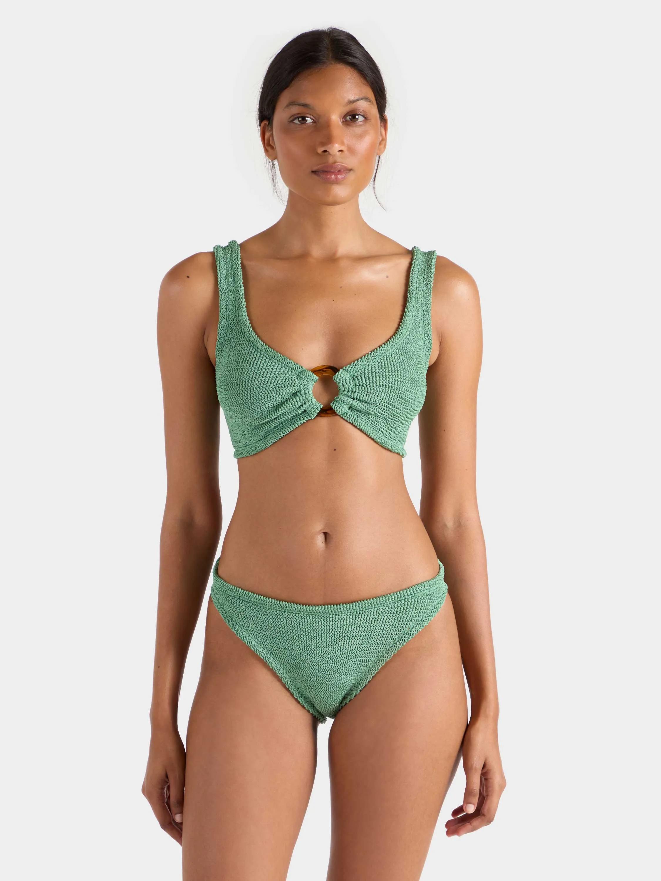 Julia Bikini - Metallic Jade sold by Hunza G product image thumbnail 2