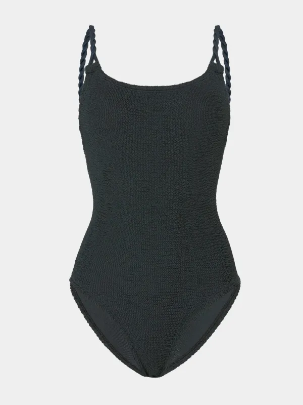 Camille Swim - Metallic Graphite made by Hunza G