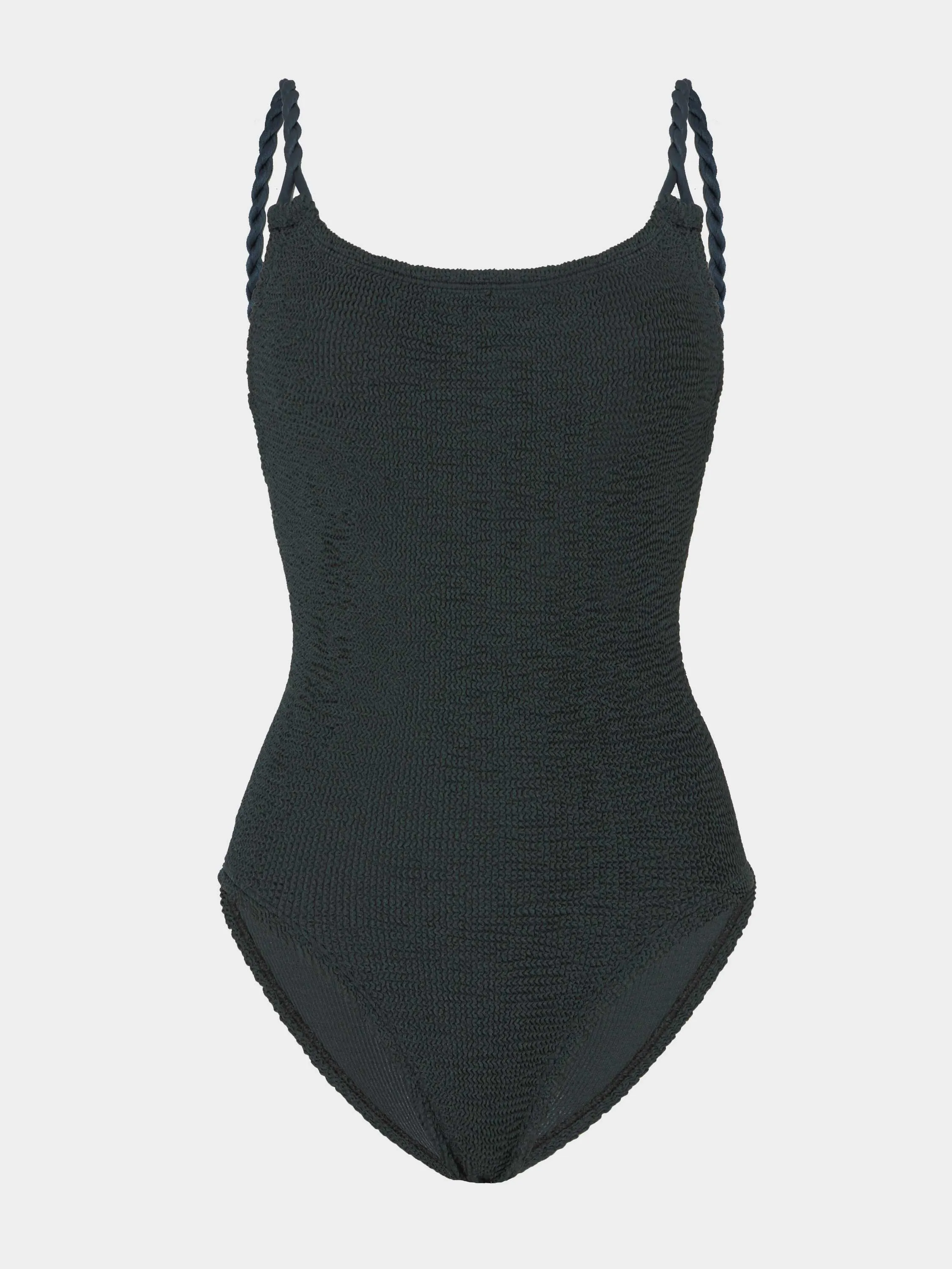 Camille Swim - Metallic Graphite sold by Hunza G