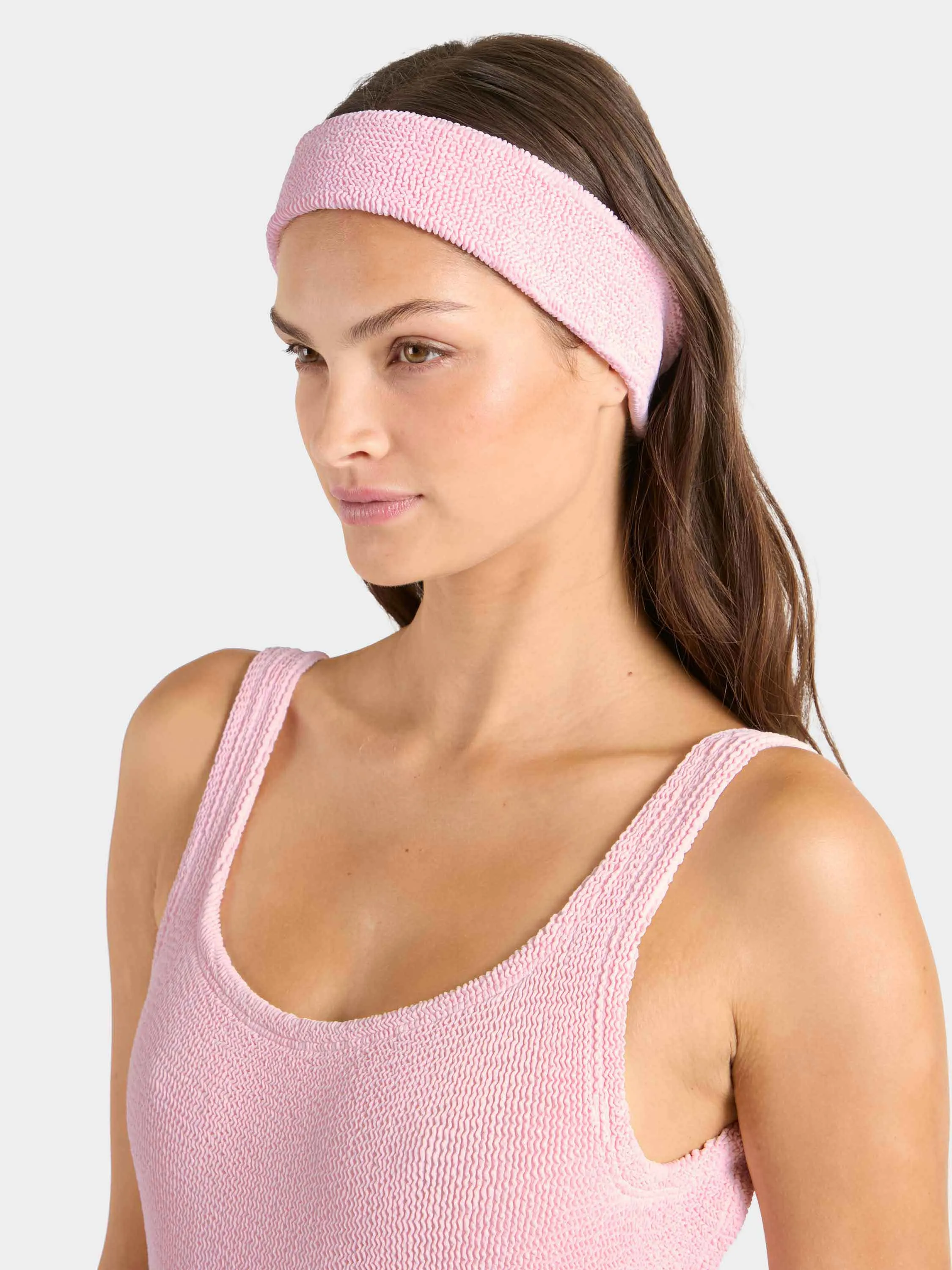 Original Crinkle™ Headband - Ballet Pink sold by Hunza G product image thumbnail 2