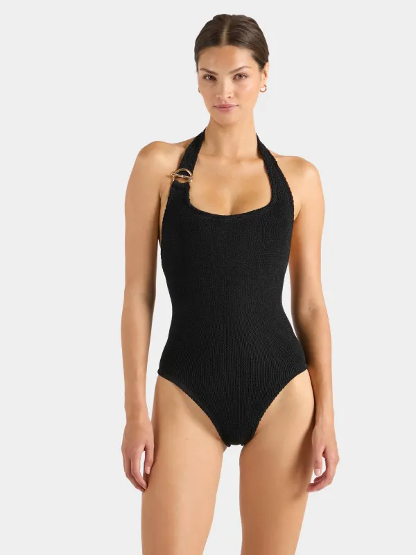 Sandy T Bar Swim - Black made by Hunza G