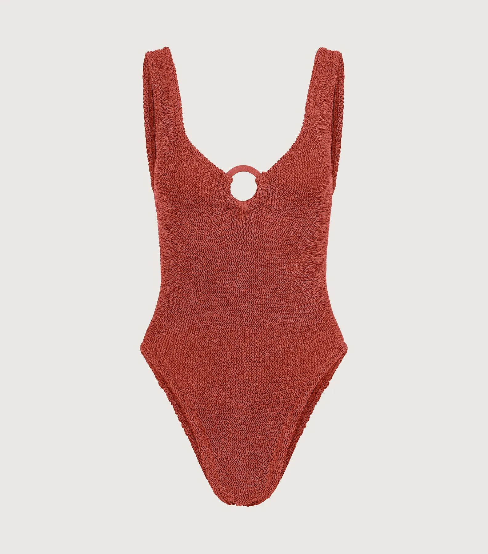 Celine Swim With Tonal Hoops - Metallic Rosewood sold by Hunza G product image thumbnail 2