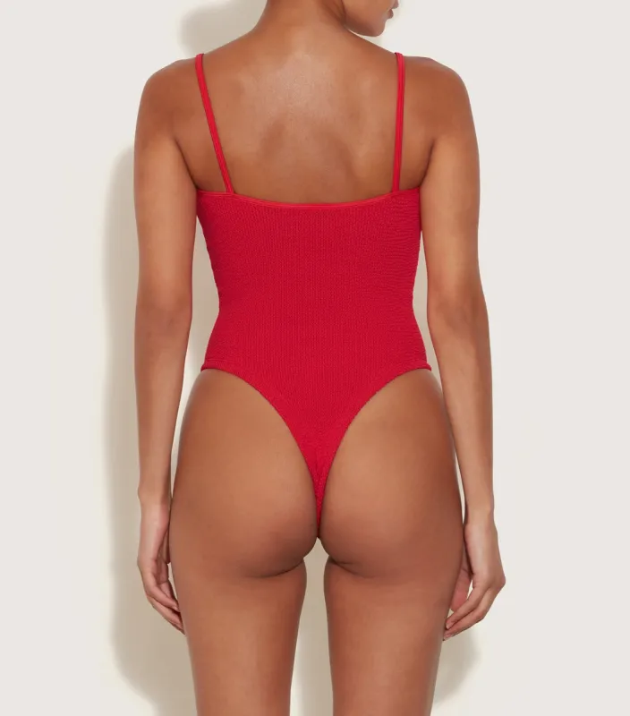 Petra Swim - Red made by Hunza G