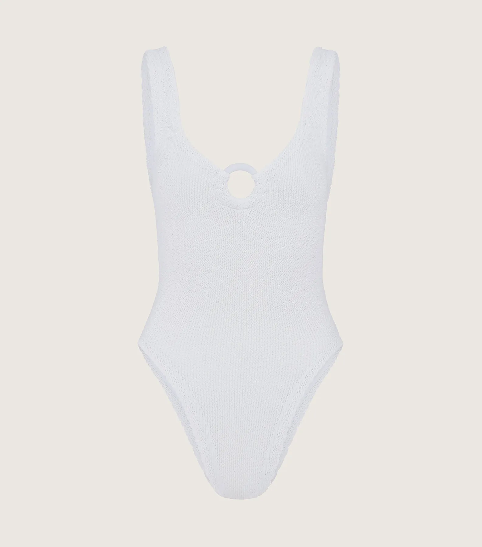 Celine Swim With Tonal Hoops - White sold by Hunza G product image thumbnail 2