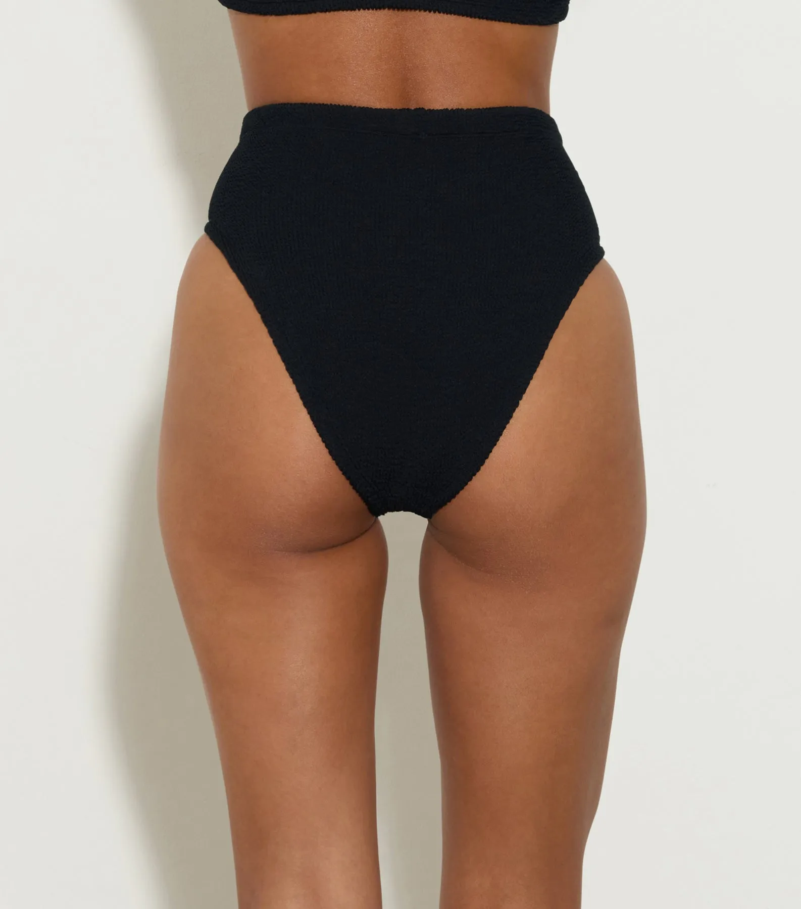 High Waist Bikini Bottom - Black sold by Hunza G product image thumbnail 3