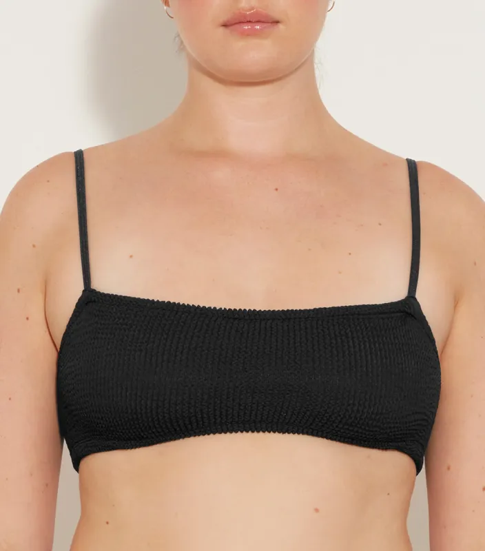 Gigi Bikini Top - Black sold by Hunza G