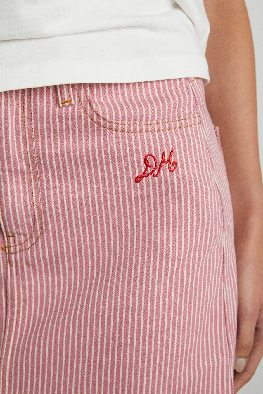 hickory skirt - pink stripe sold by Damson Madder product image thumbnail 4