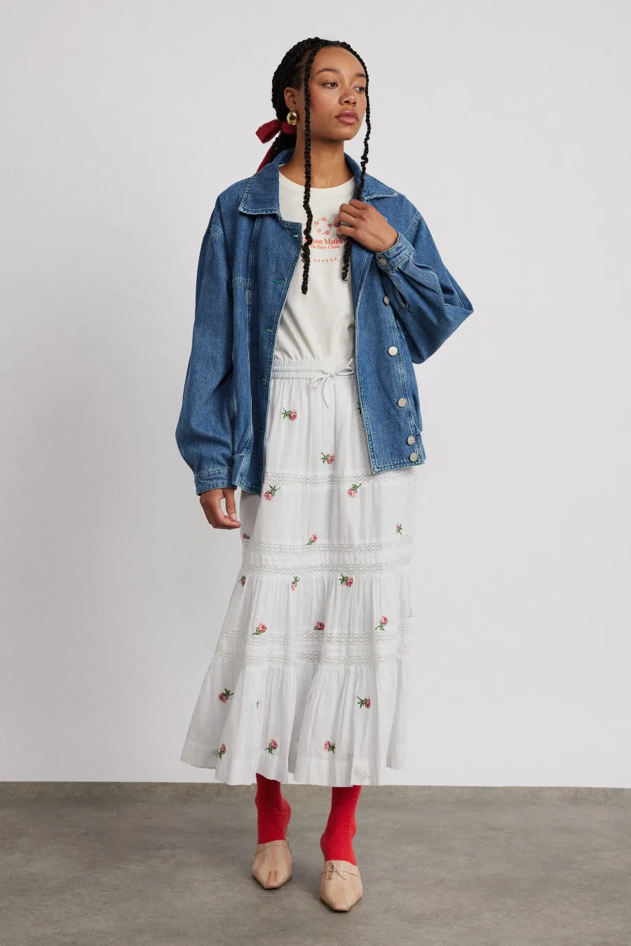 claudia bomber - vintage wash sold by Damson Madder product image thumbnail 2