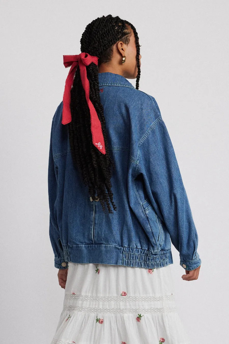 claudia bomber - vintage wash sold by Damson Madder product image thumbnail 5