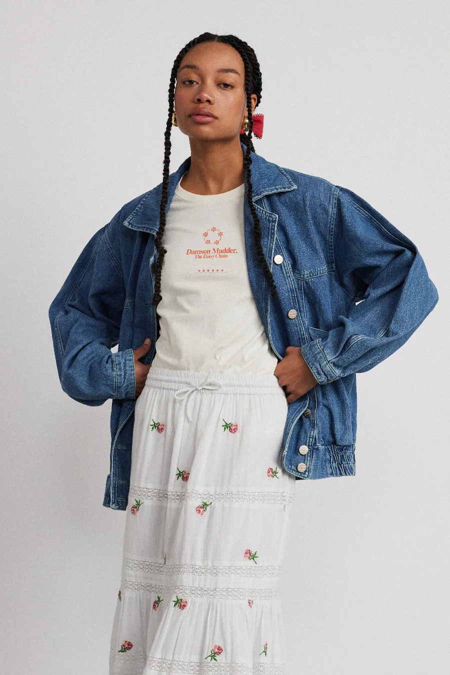 claudia bomber - vintage wash sold by Damson Madder product image thumbnail 4