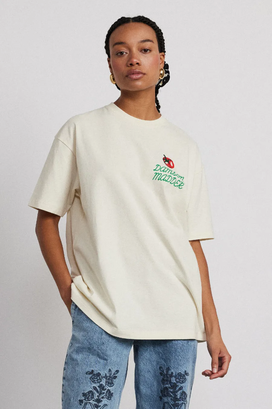 market boyfriend tee sold by Damson Madder product image thumbnail 2