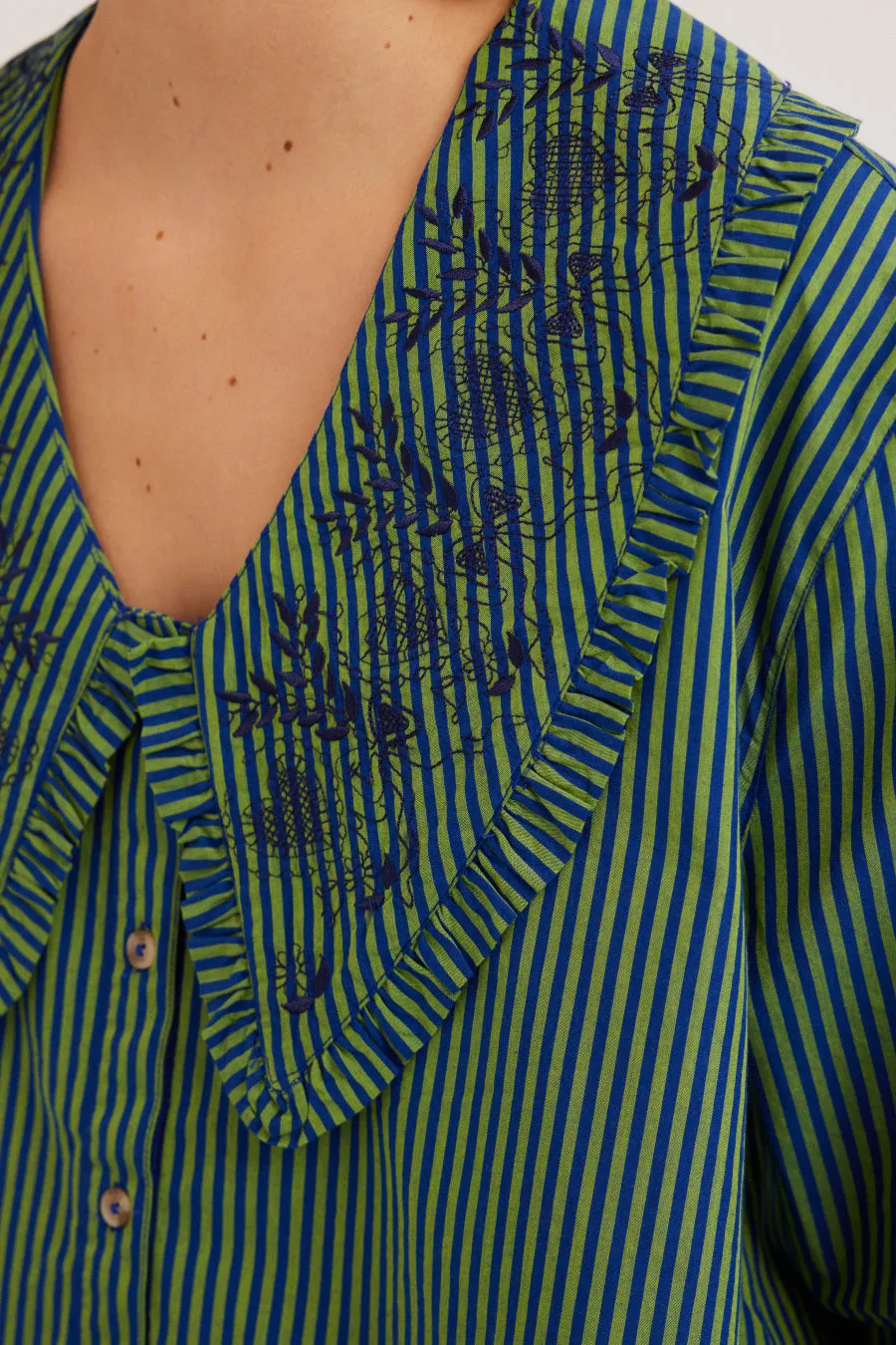 fontaine blouse - stripe sold by Damson Madder product image thumbnail 4