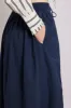 kelsey midi skirt - navy sold by Damson Madder