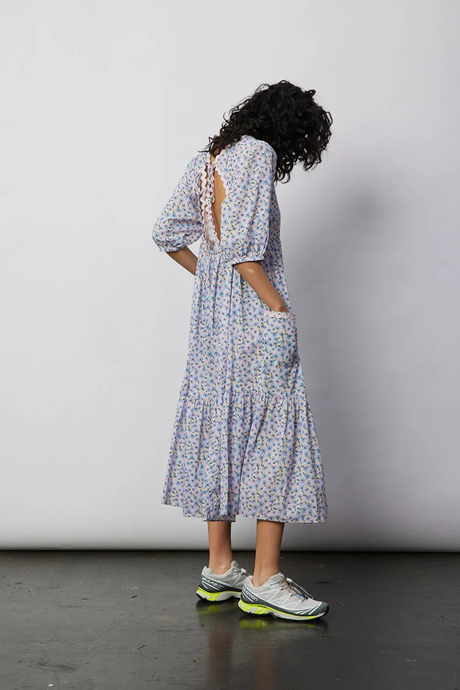 clarisse ditsy maxi dress sold by Damson Madder product image thumbnail 5