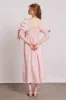 rhea dress - pink gingham sold by Damson Madder