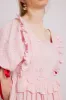 rhea dress - pink gingham sold by Damson Madder