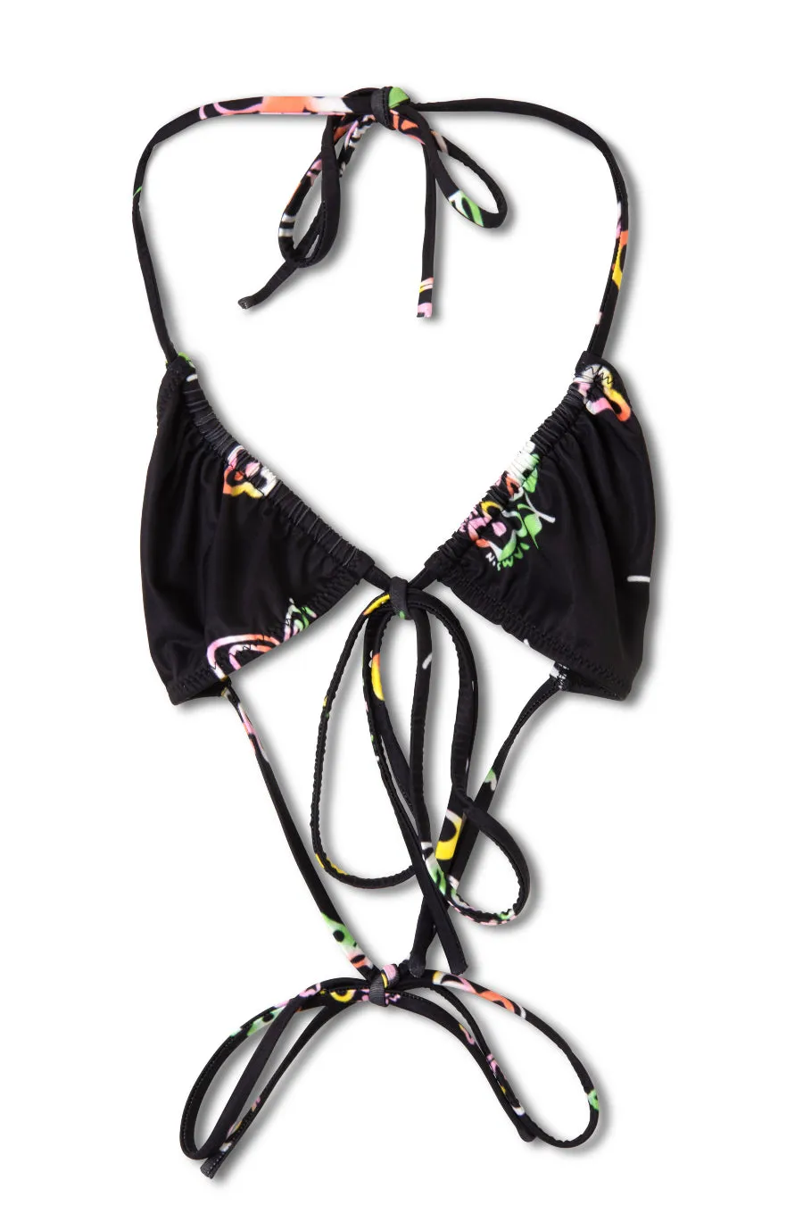 dixie beach flower bikini top sold by Damson Madder product image thumbnail 3