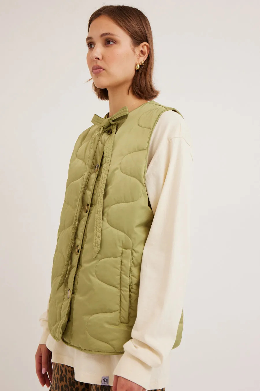 maxxy gilet liner - green sold by Damson Madder product image thumbnail 3