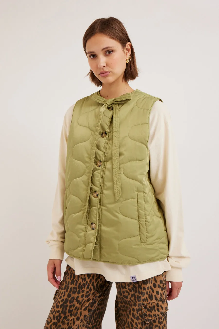 maxxy gilet liner - green sold by Damson Madder product image thumbnail 2