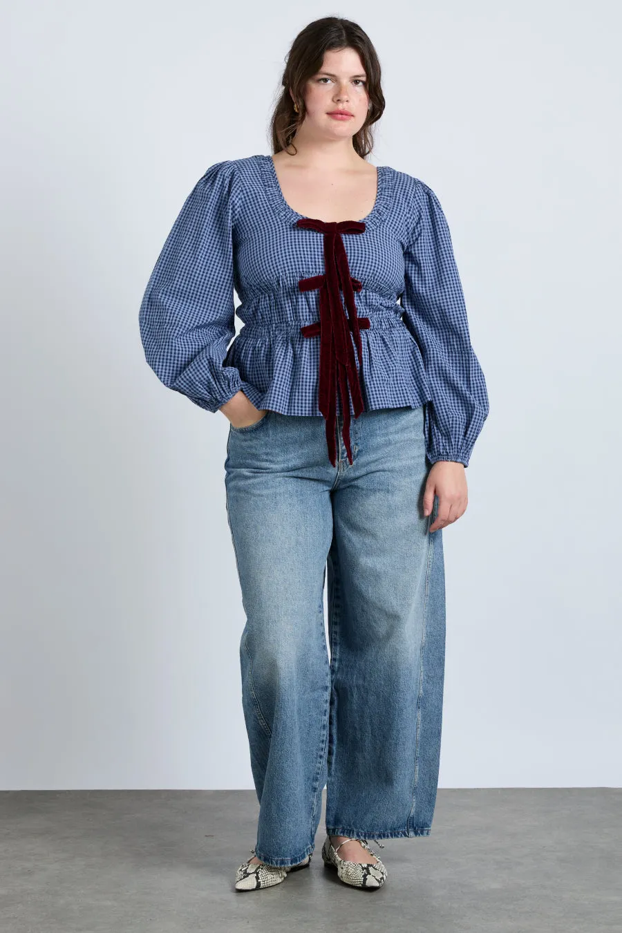 dion jeans - vintage wash sold by Damson Madder product image thumbnail 4